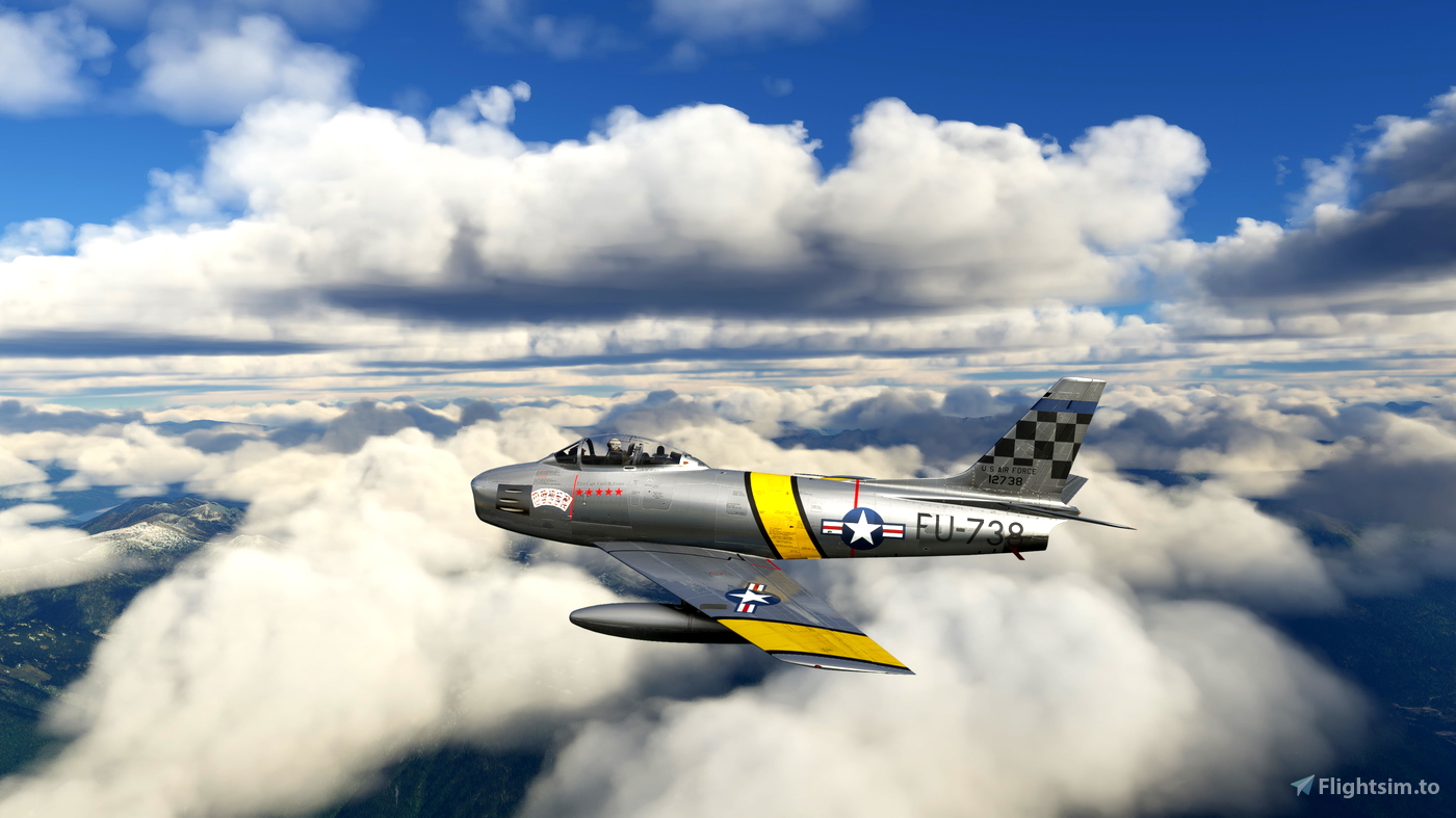 F 86 Sabre USAF 51st FIW FU 738