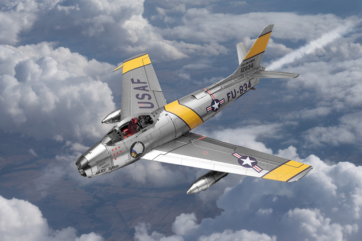 F 86 Sabre Metal Earth