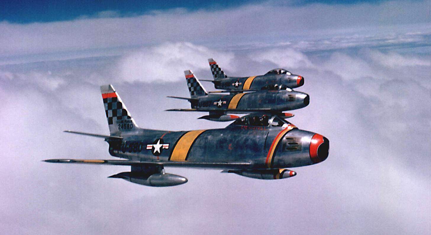 North American F 86 Sabre. Flight Sim