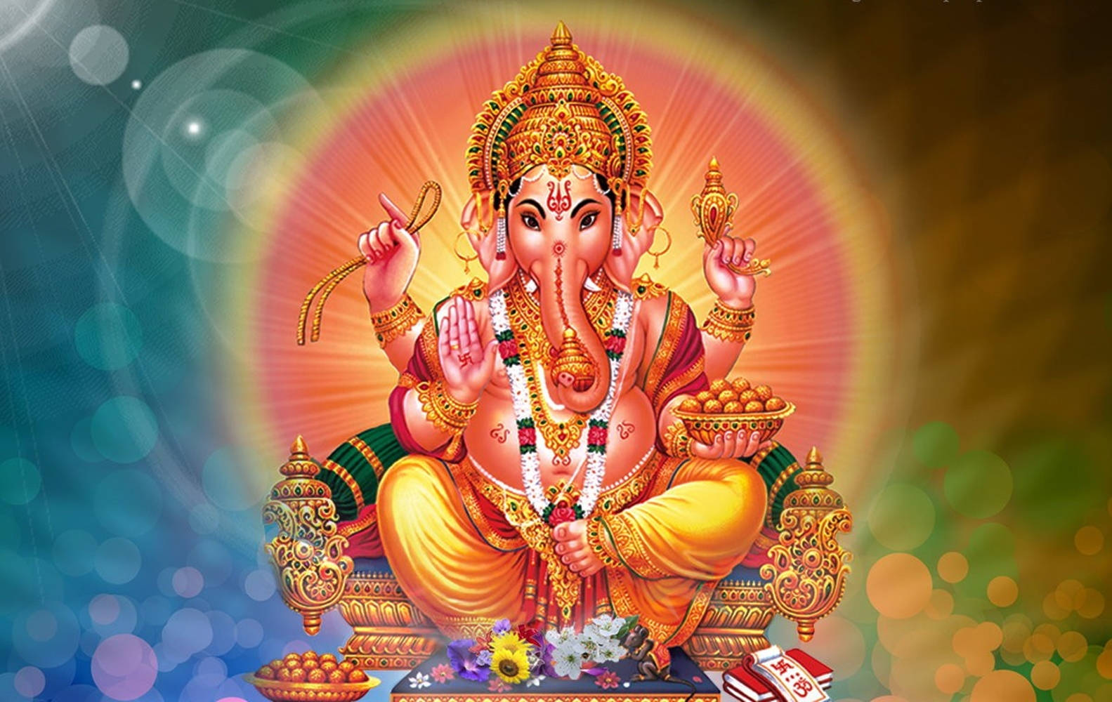 Download Lord Ganesh Desktop Colorful