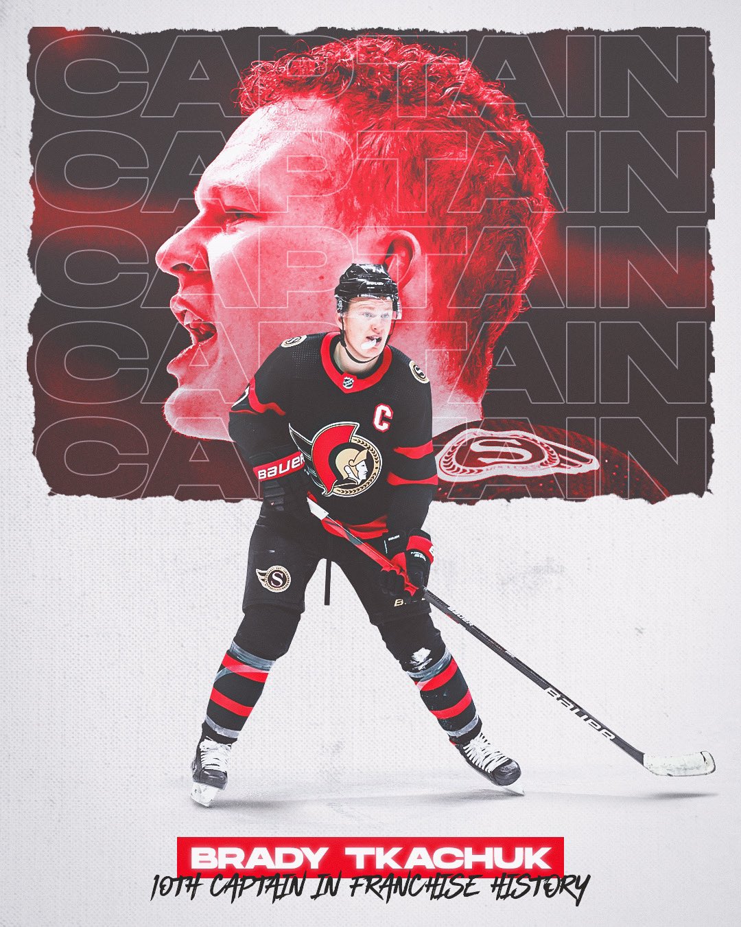 named Brady Tkachuk the 10th captain
