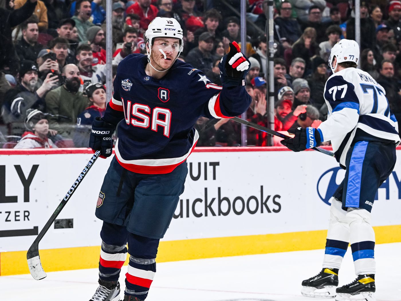Brady Tkachuk wreak havoc on Finland