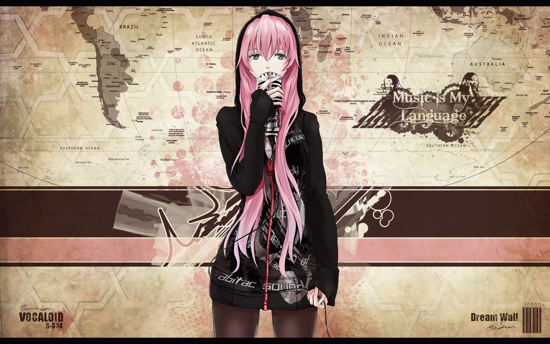 Luka Megurine Vocaloid HD Anime Wallpaper