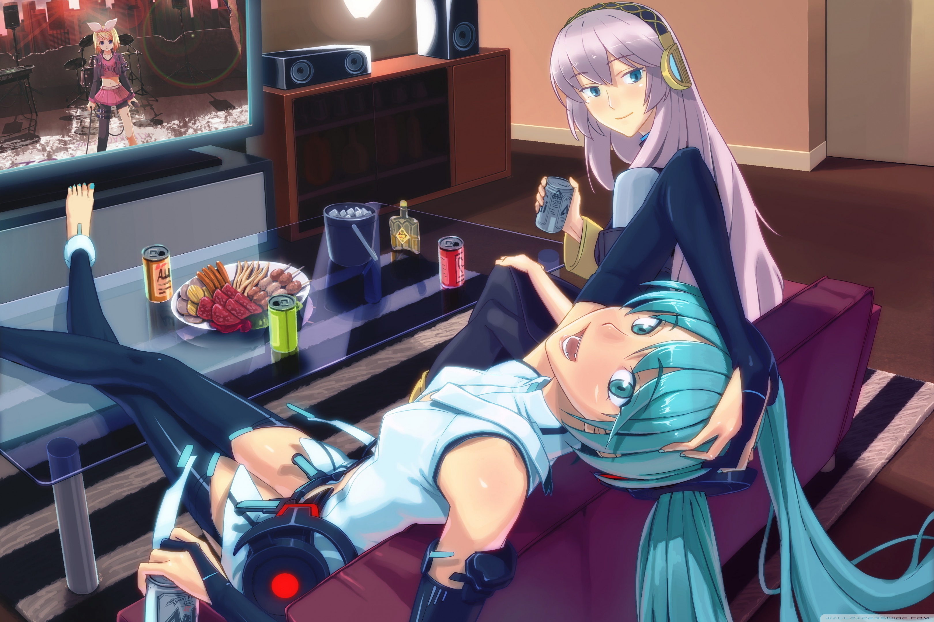 Hatsune Miku And Megurine Luka 4K UHD