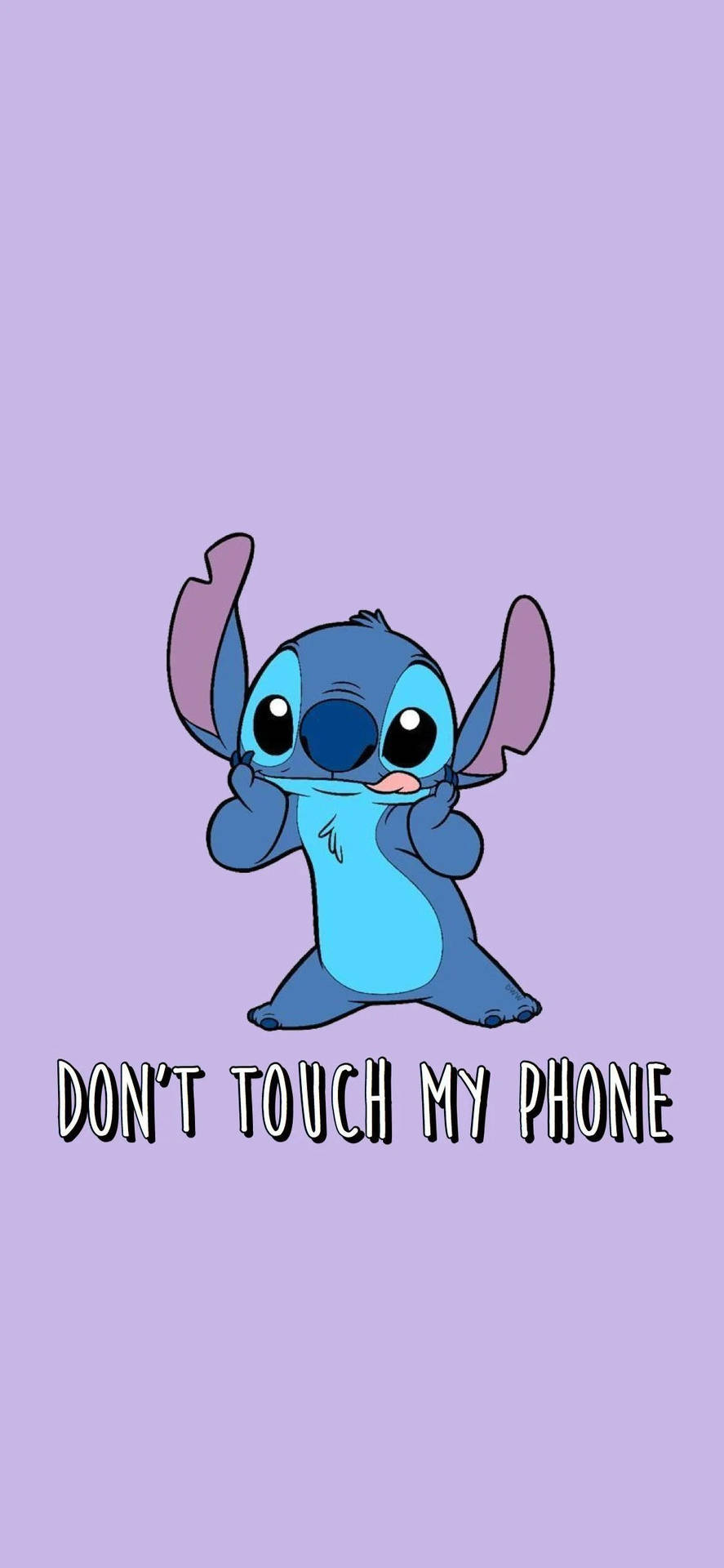 t Touch My Phone Stitch Wallpaper