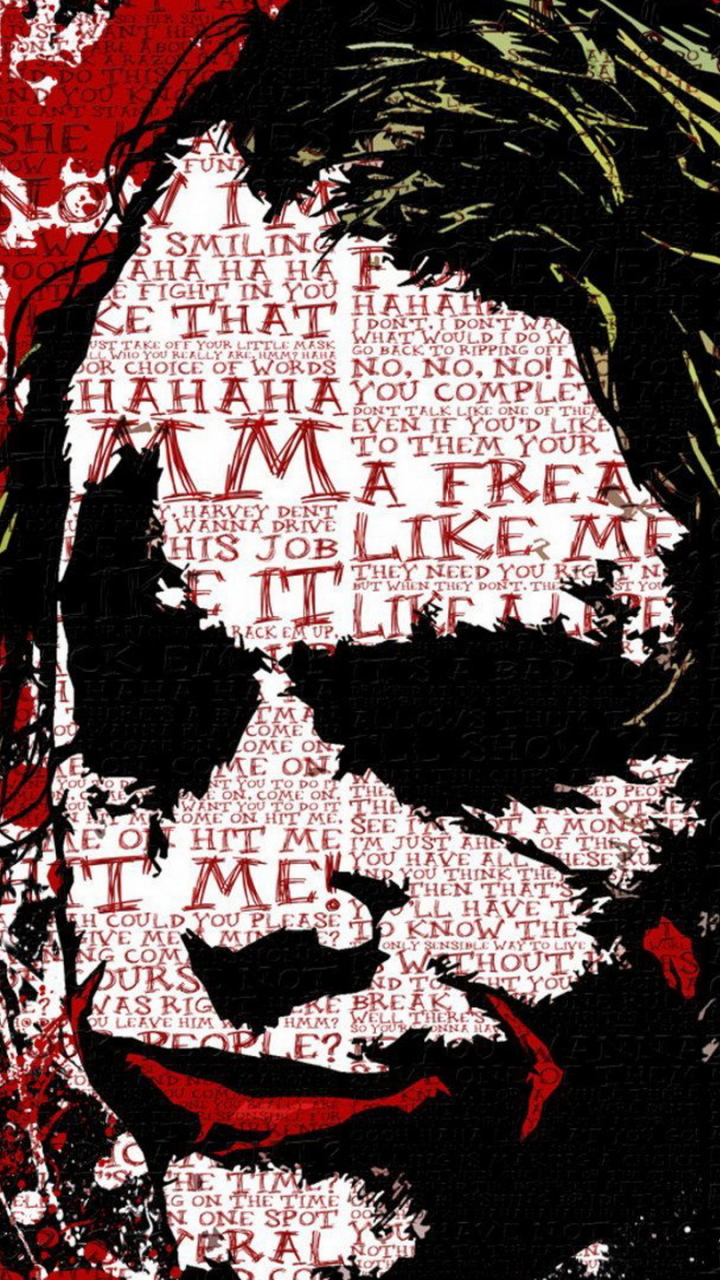 Download Comic Joker Phone Wallpaper