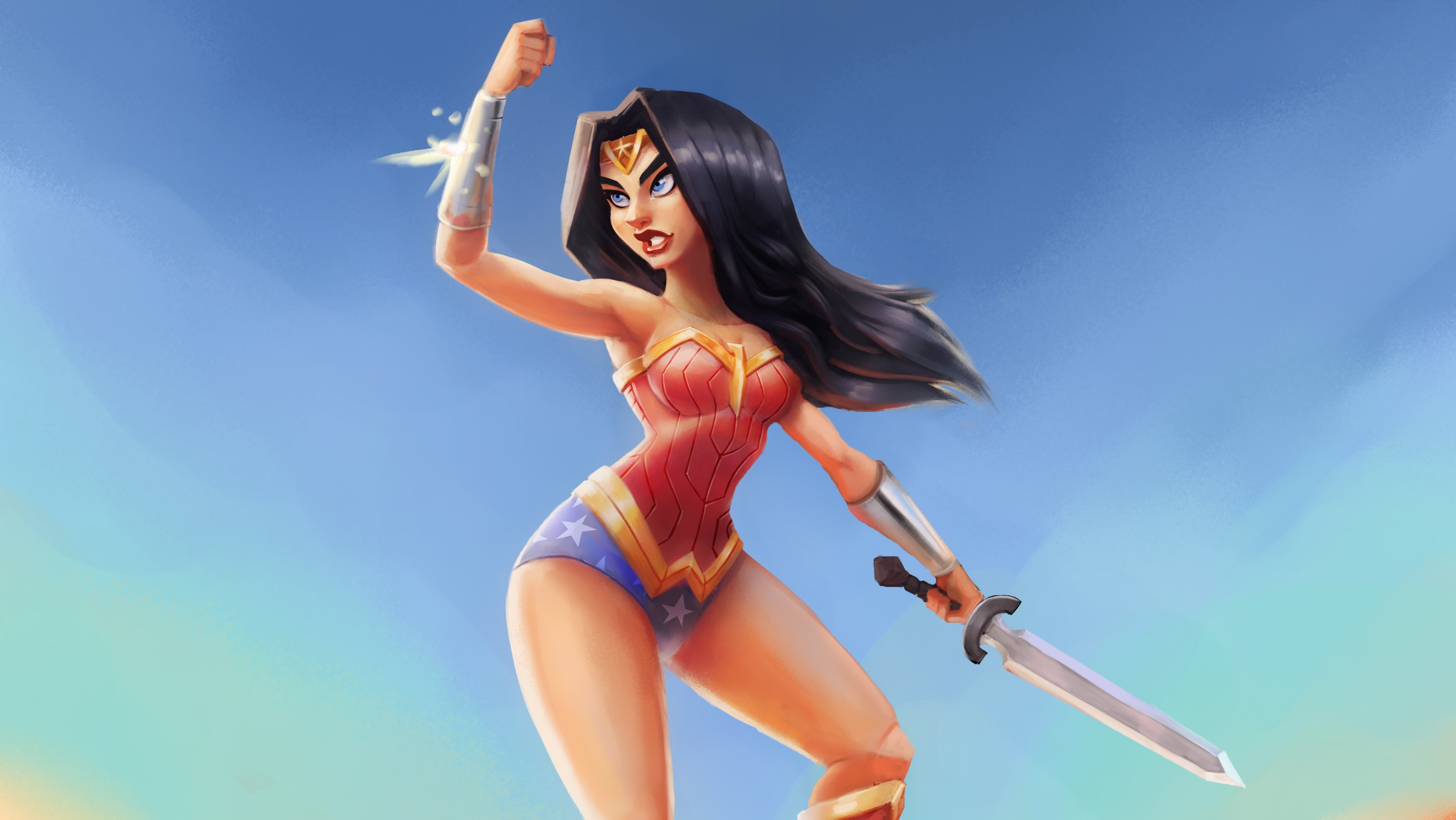 Wallpaper cinema, game, Wonder Woman