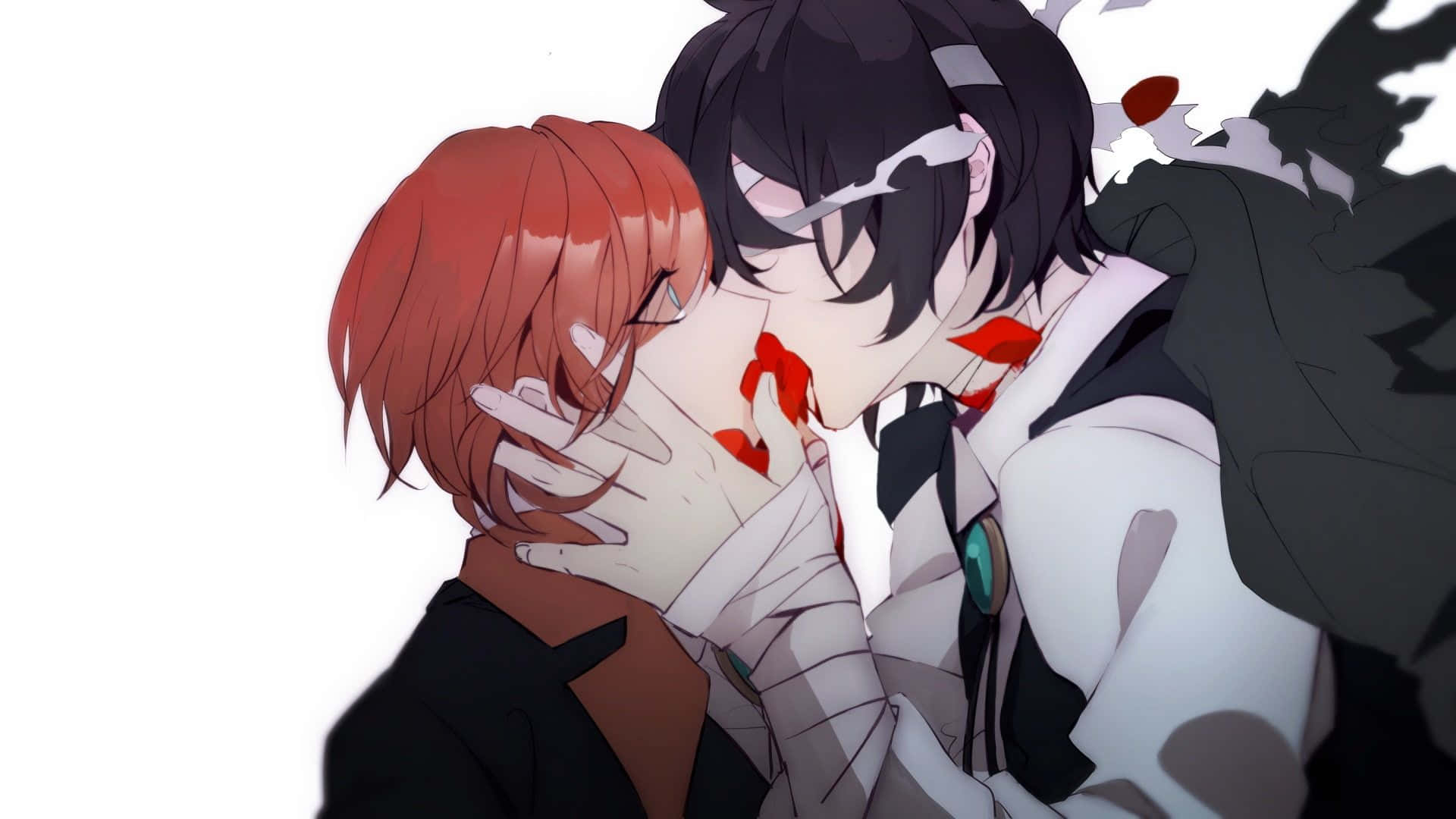 Dazai Osamu Kissing Chuuya Nakahara