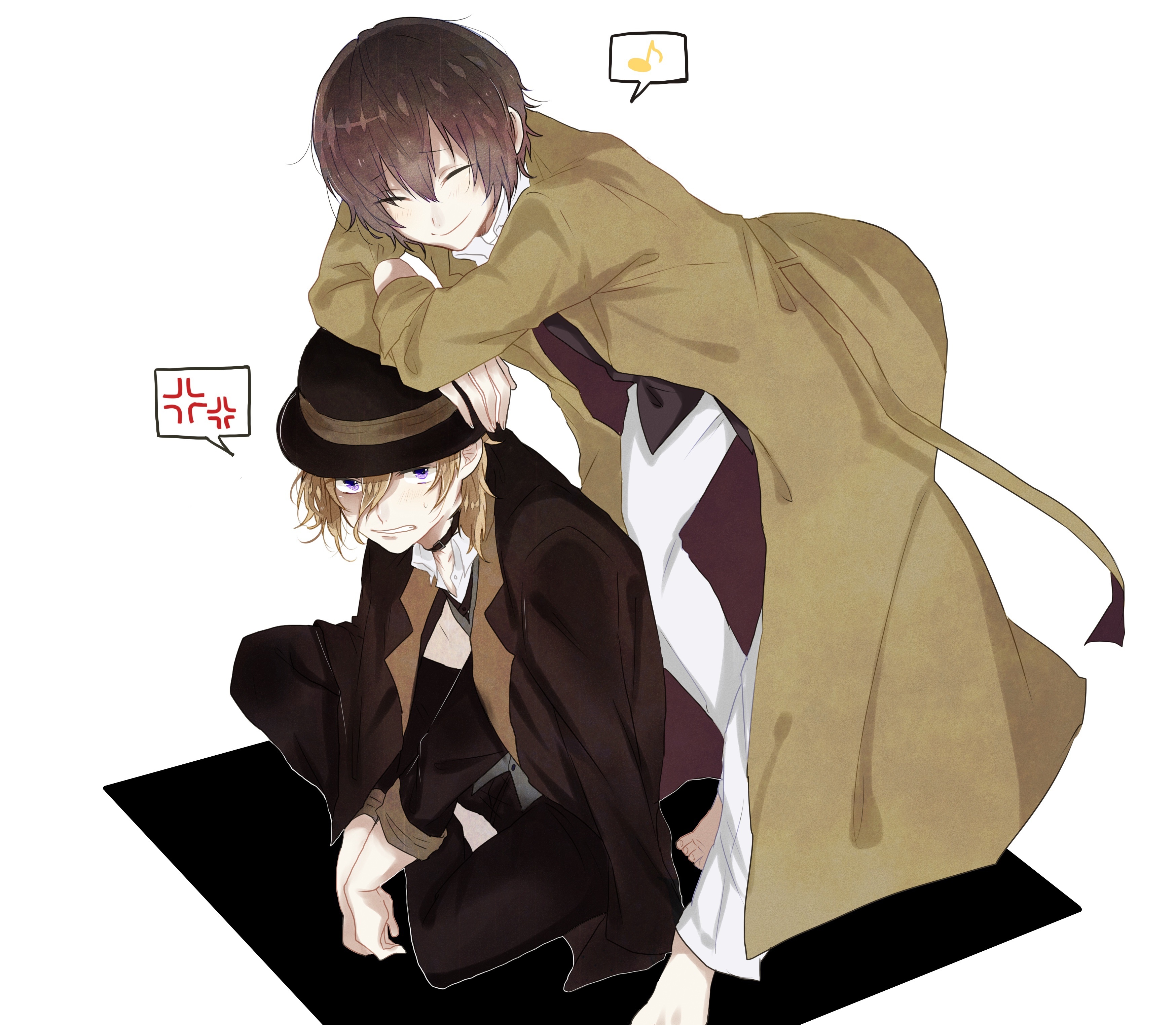 Wallpaper background, guys, two, Bungou