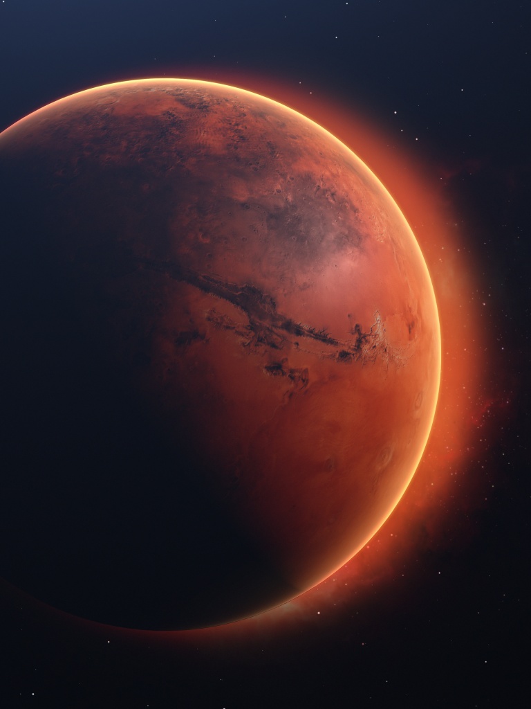 Mars Wallpaper 4K, Solar system, Planet