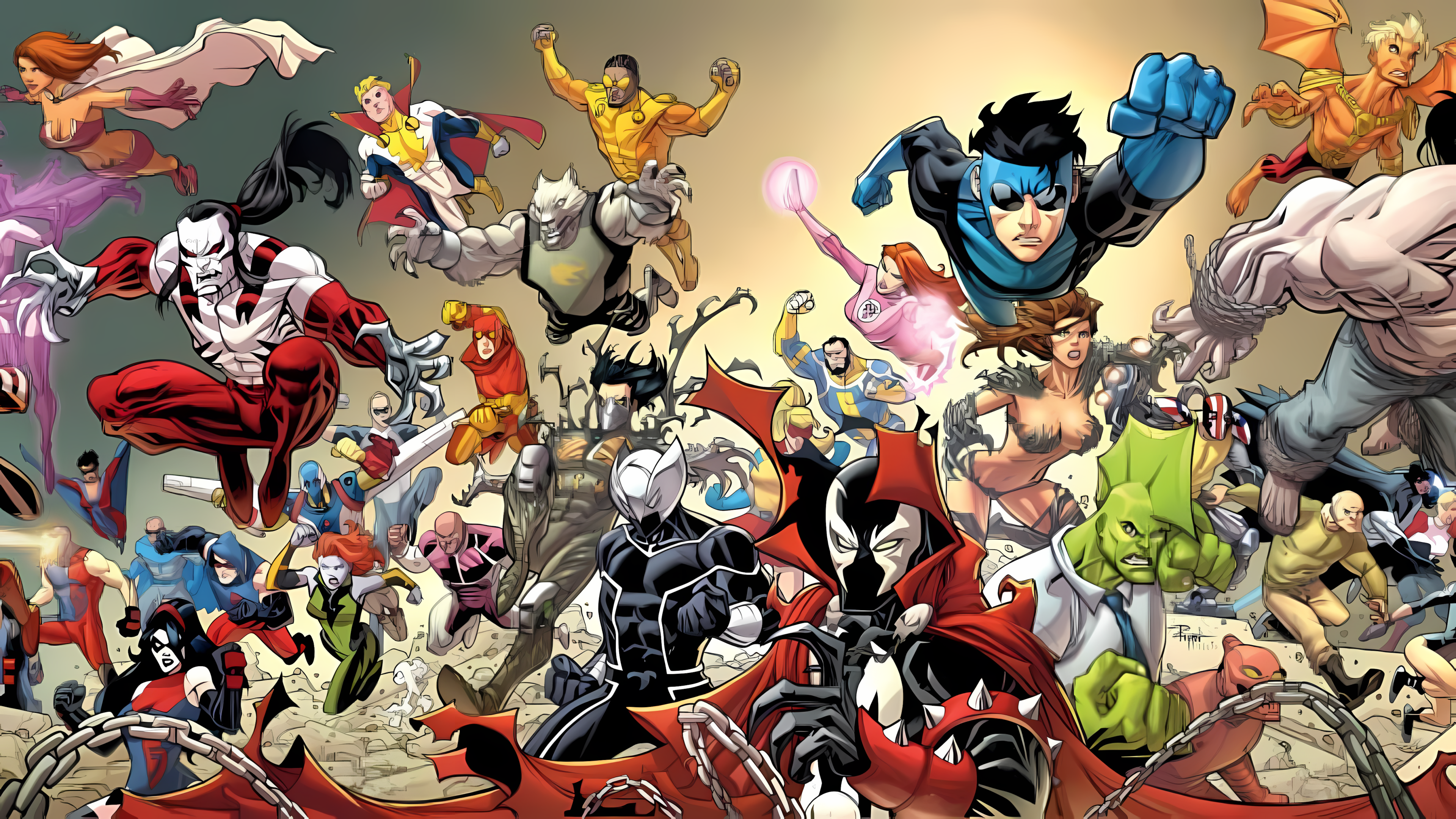 Invincible Comic Book 4K Wallpaper