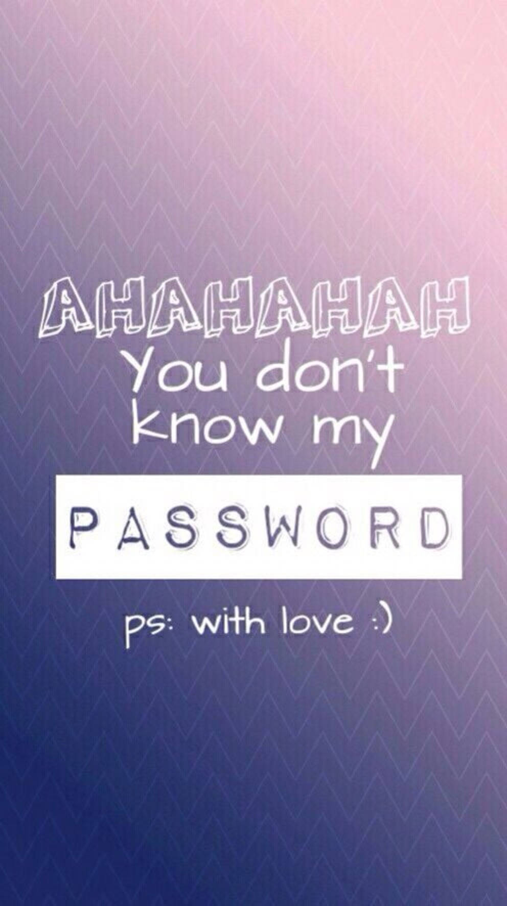 Hahaha You Dont Know My Password 992 X