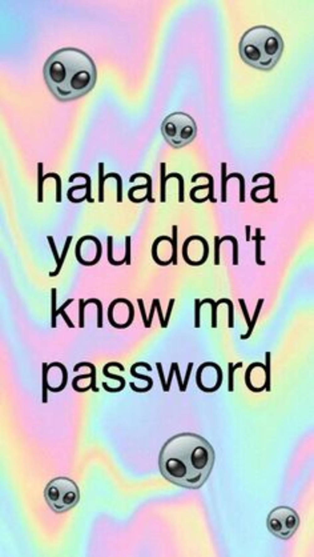 Hahaha You Dont Know My Password 1000 X