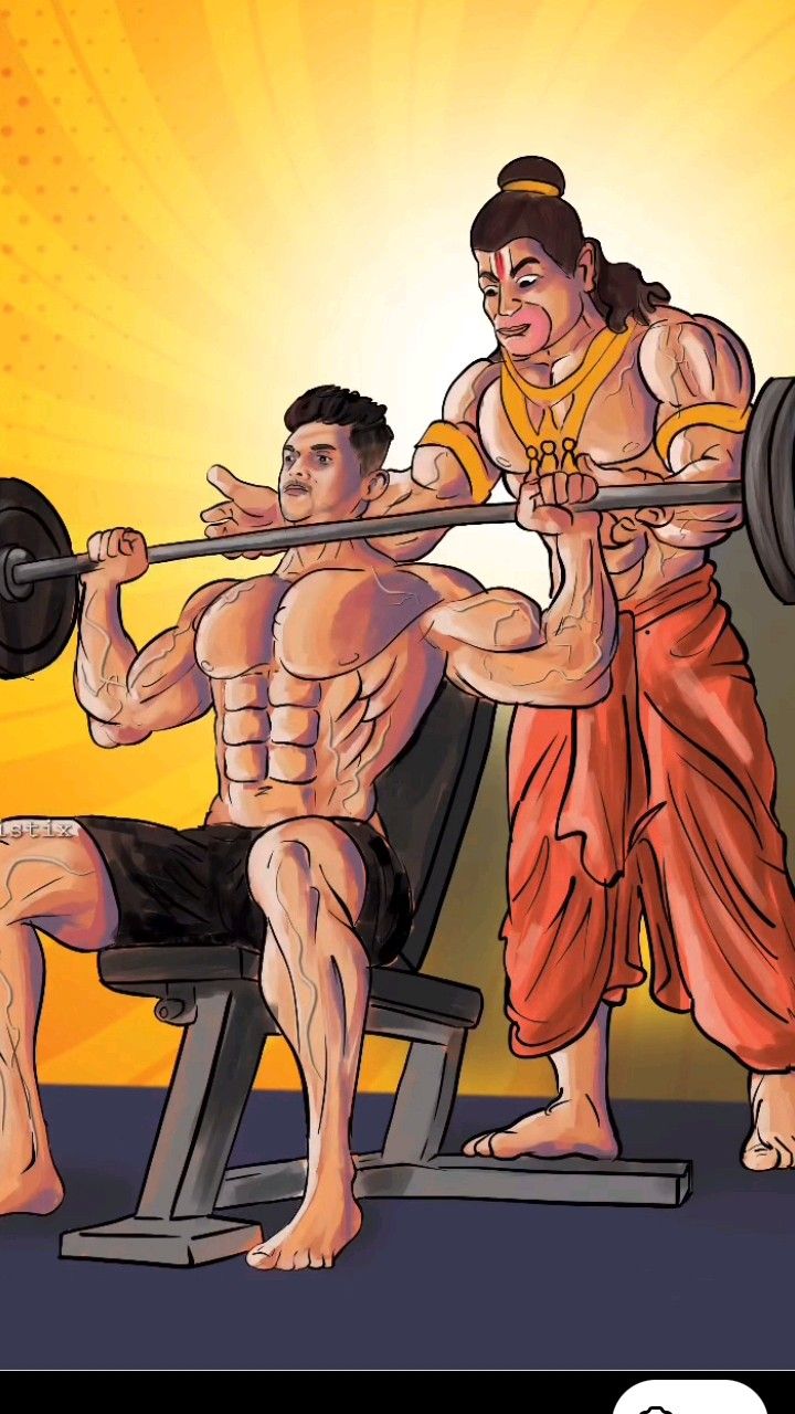 God illustrations, Hanuman pics