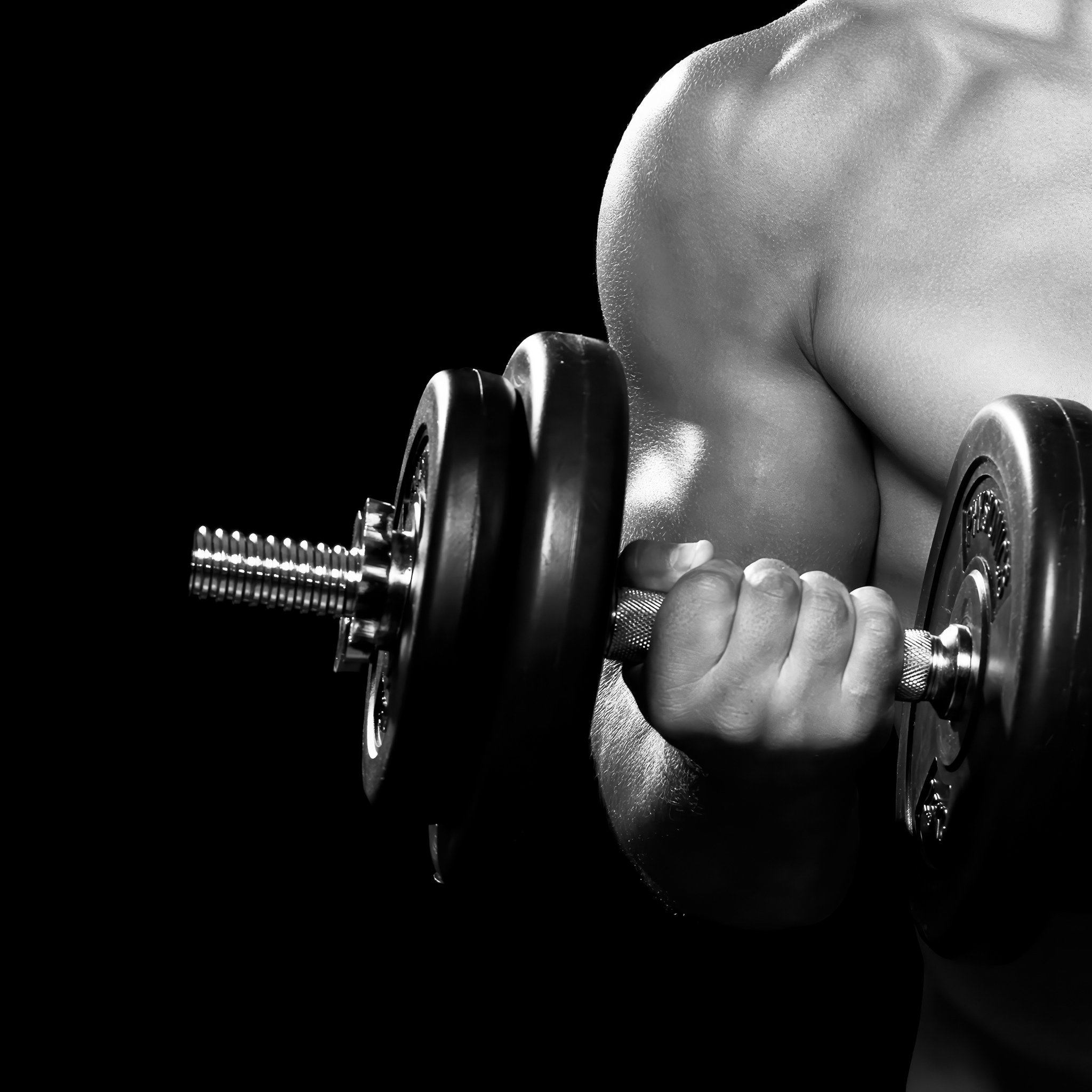 Gym Wallpaper 4K, Dumbbell workout