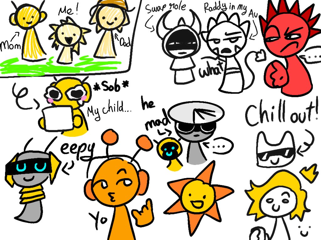 Kyle doodle of sprunked