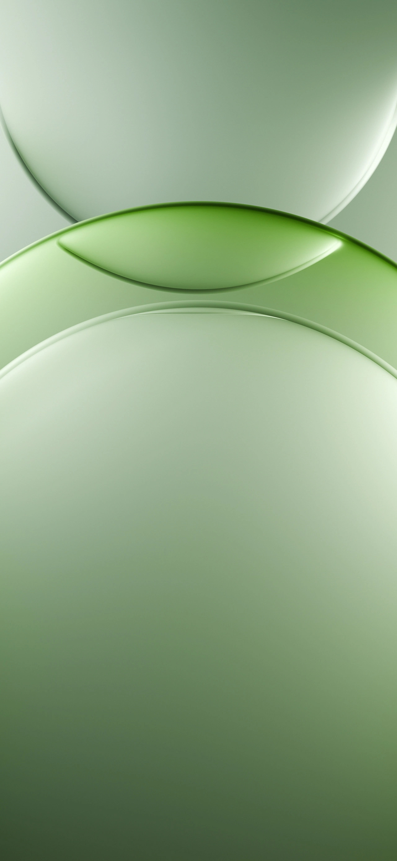 Wallpaper Green Shiny Bubbles Wallpaper