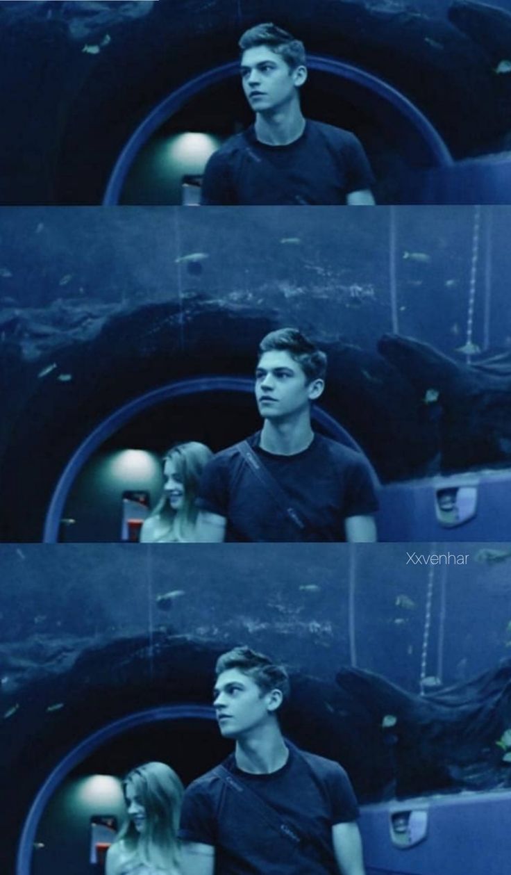 Hardin and tessa aquarium scene