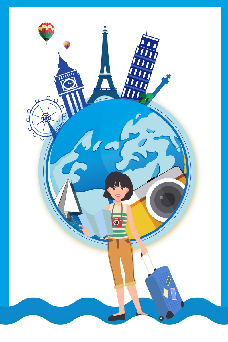 Creative Cartoon May Travel Abroad