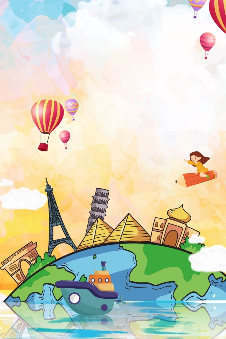 Cartoon Globe Travel Creative