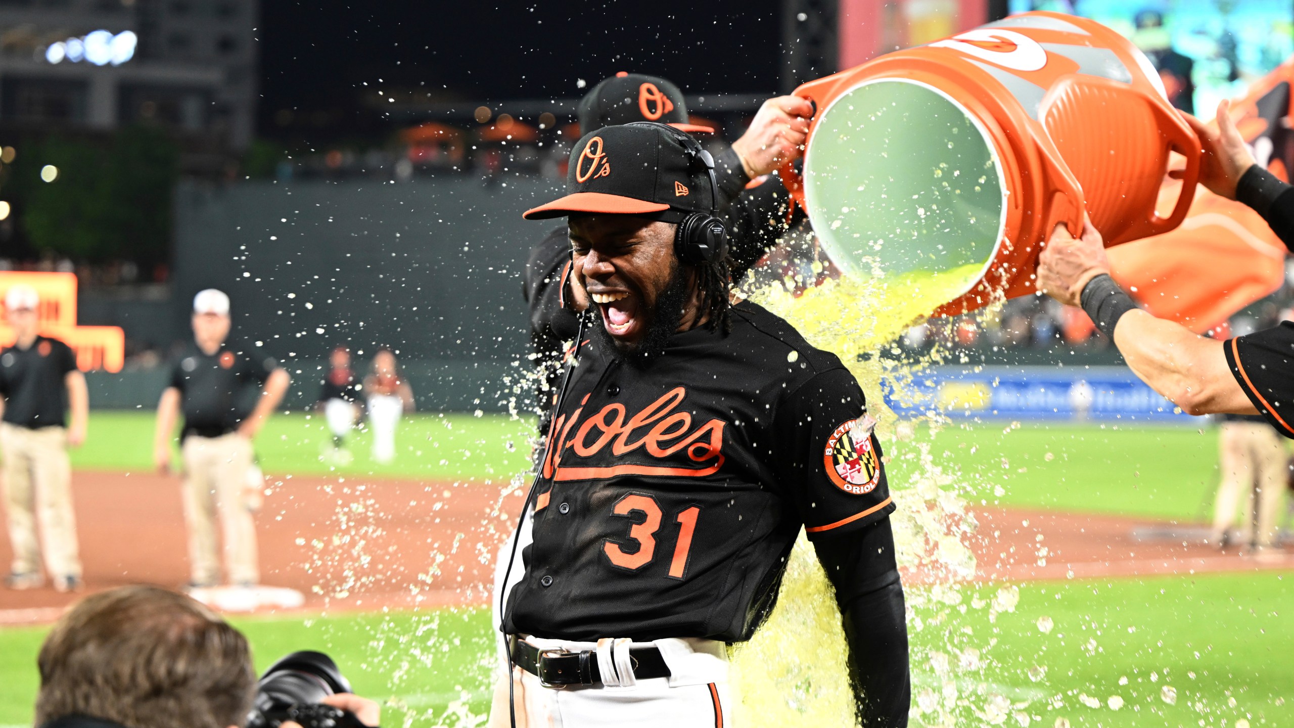 Orioles' Cedric Mullins hits for