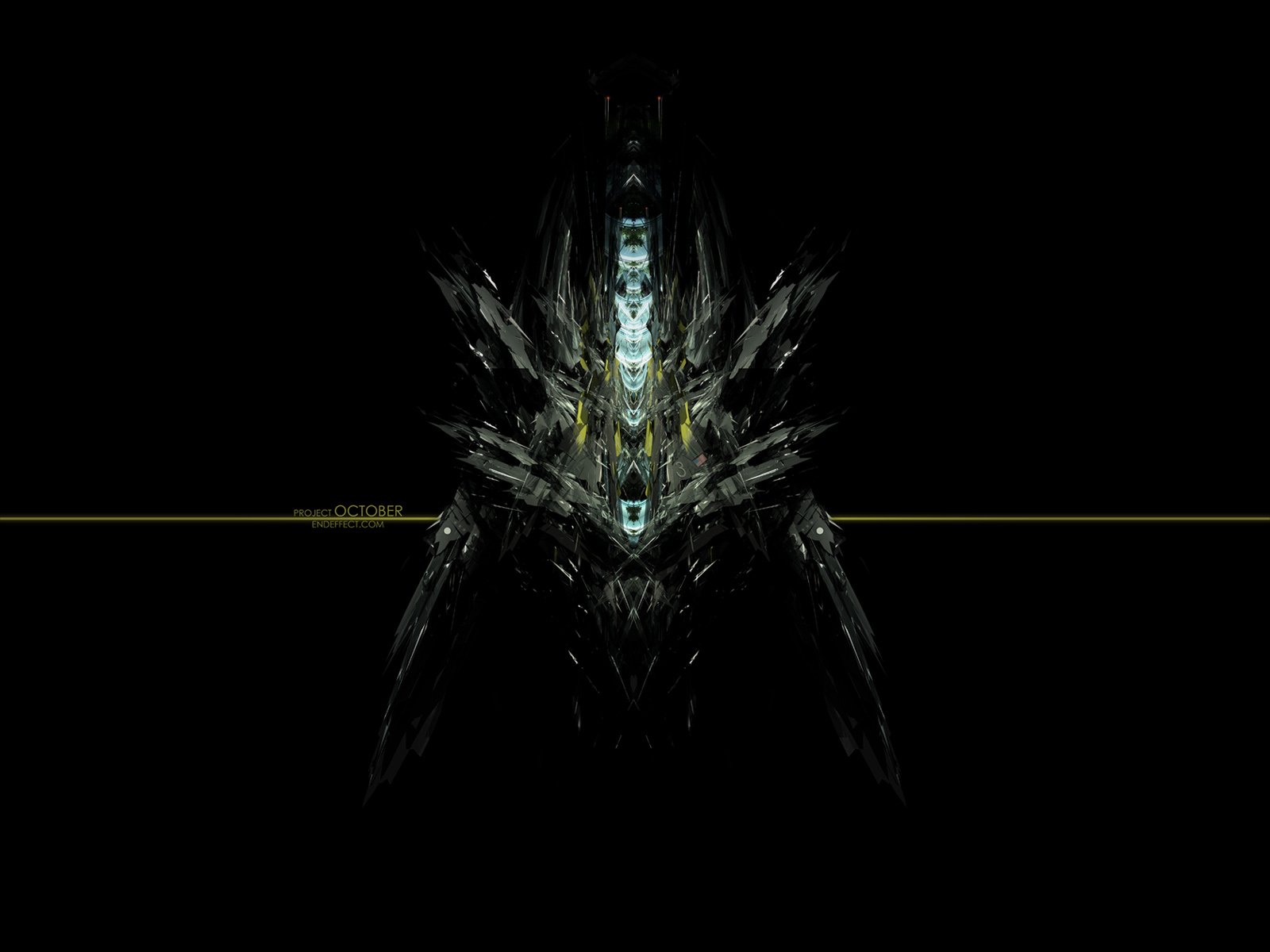 Abstract Technology HD Wallpaper: Dark