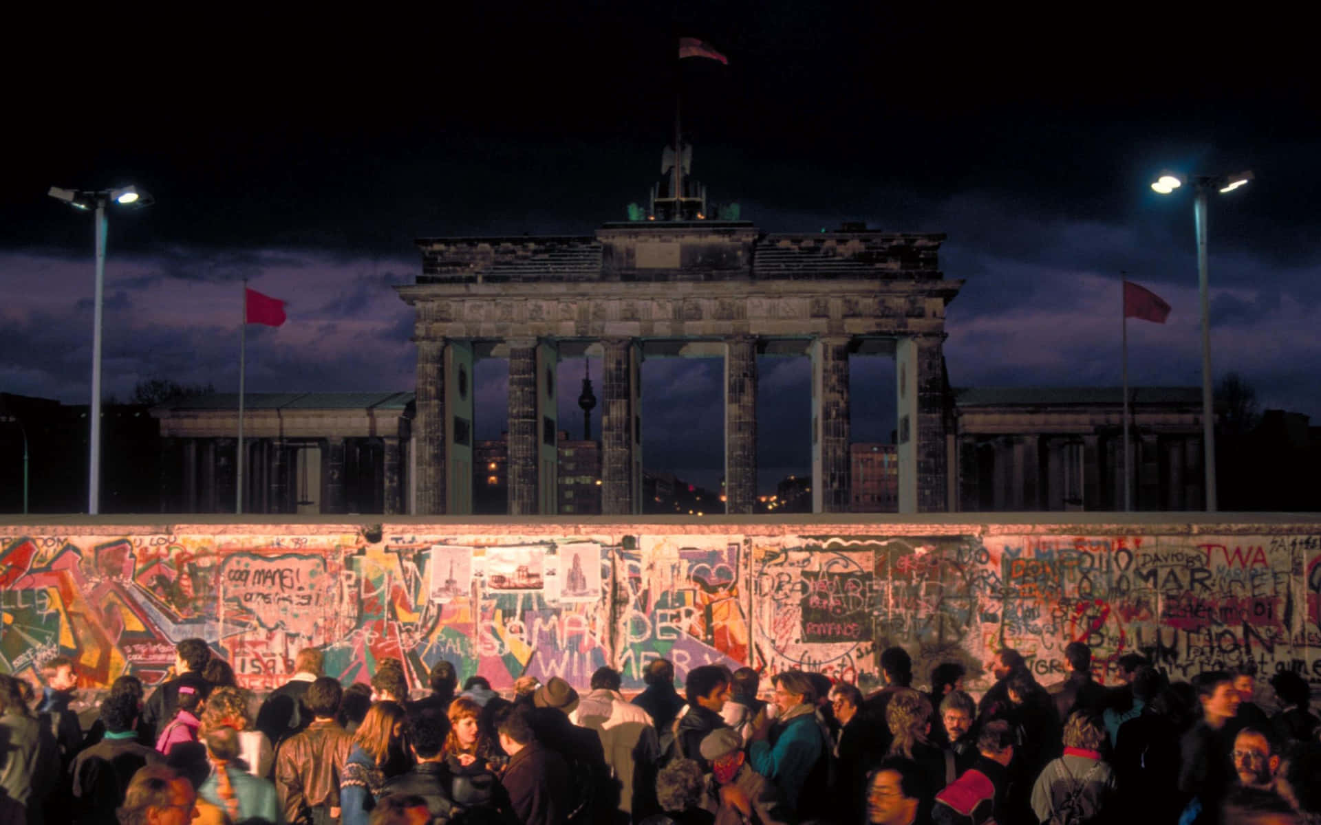 Berlin Wall In 1989 Wallpaper