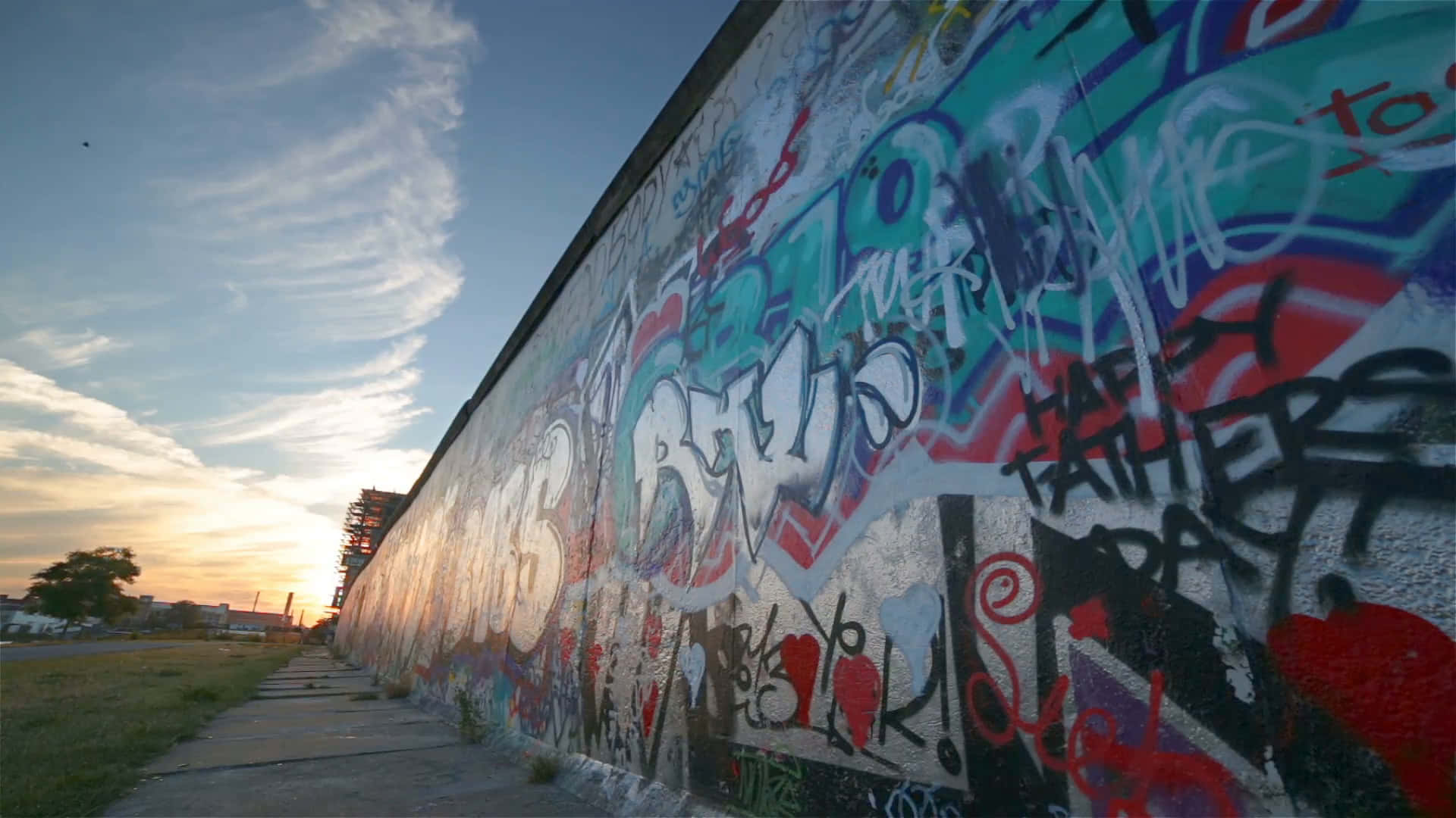 Download Berlin Wall Graffiti During