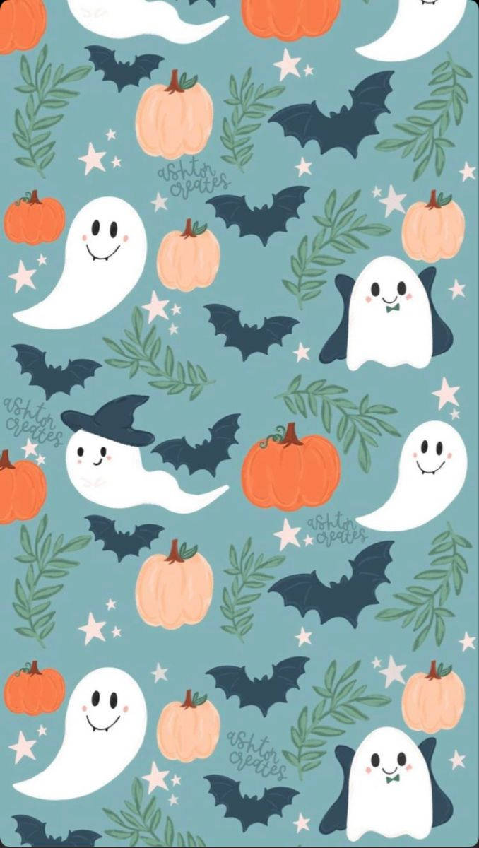 Cute Halloween iPhone Wallpaper