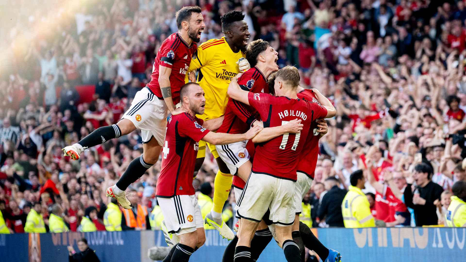 Full time image Man Utd v Brentford 7