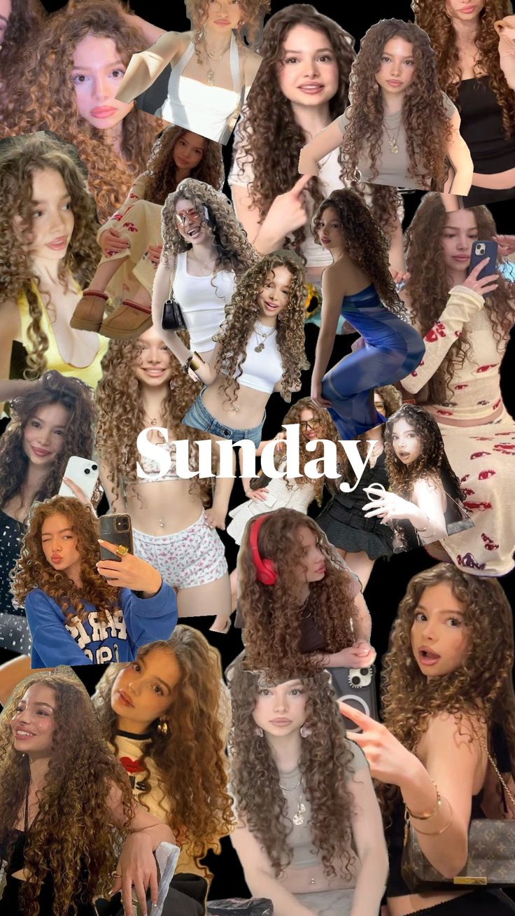 Famous sisters, Curly hair