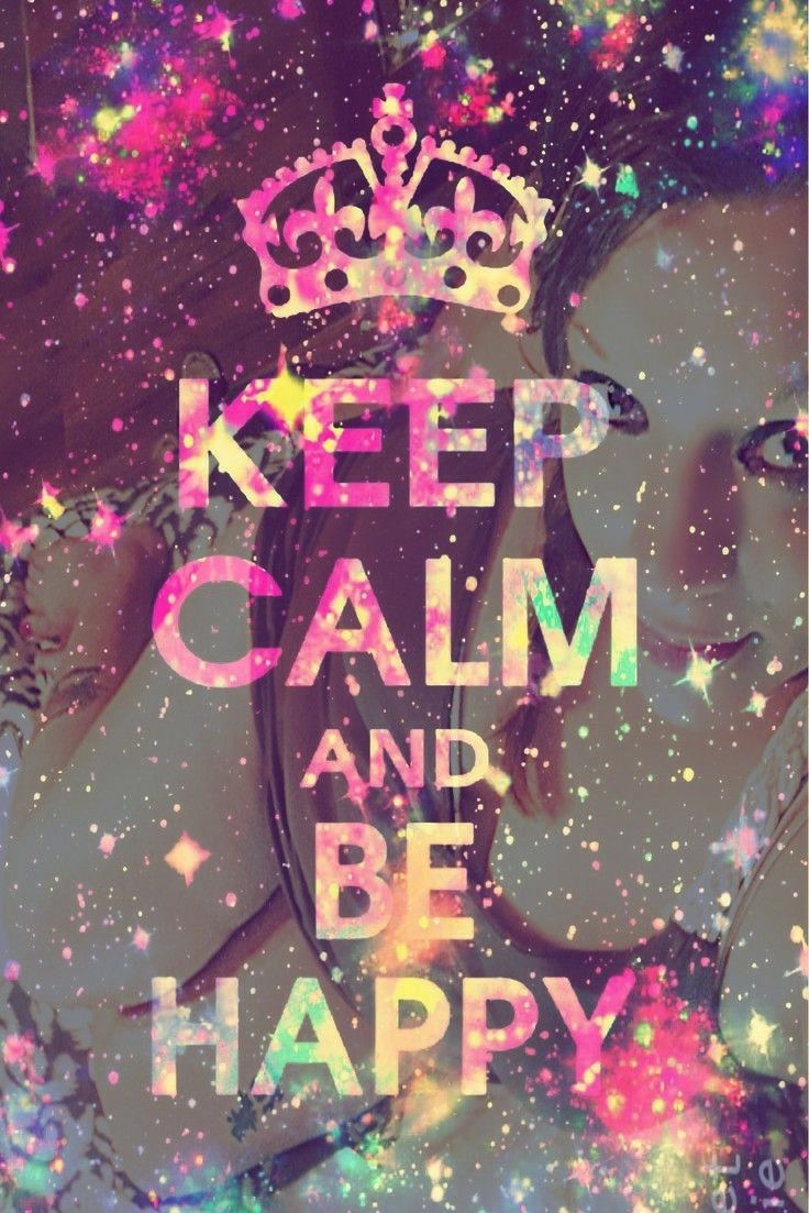 Keep Calm and Be Happy Poster