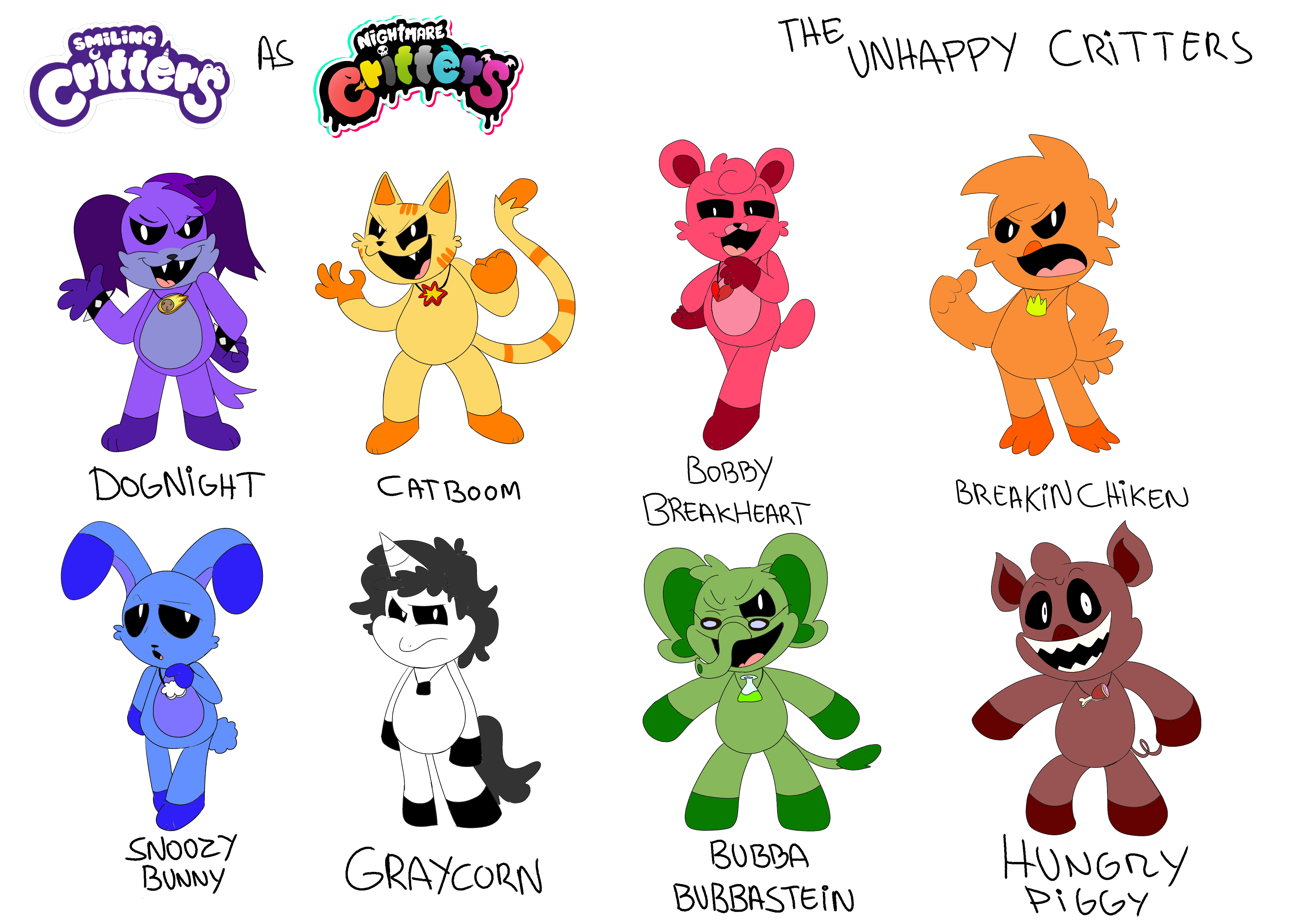 All the critters are done. Don't worry