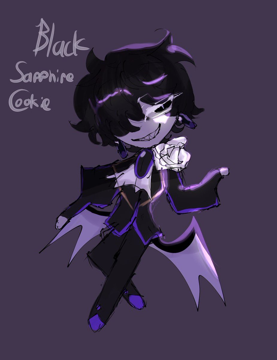 art FIRST BLACK SAPPHIRE COOKIE FAN ART