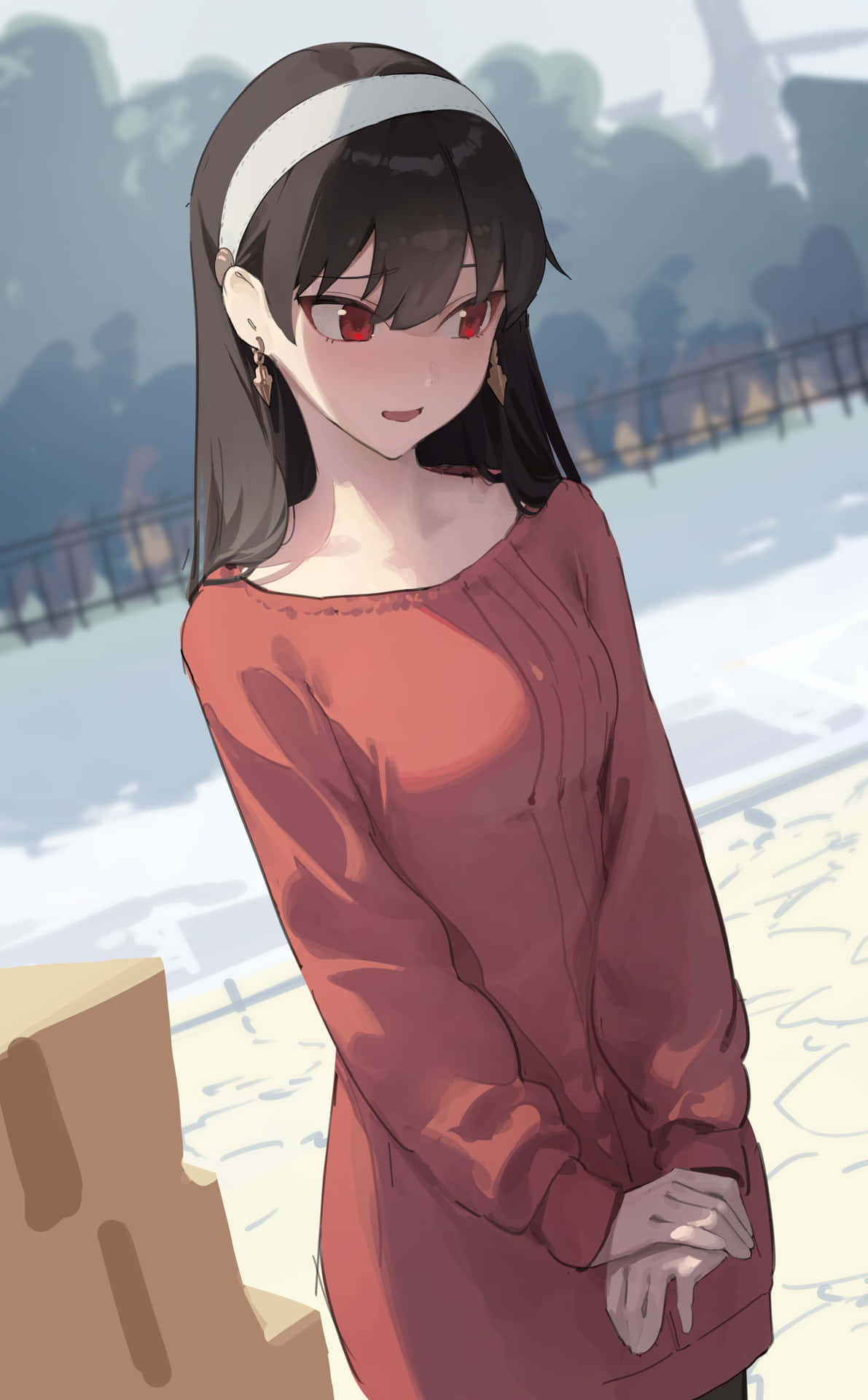 Pink Casual Dress Wallpaper