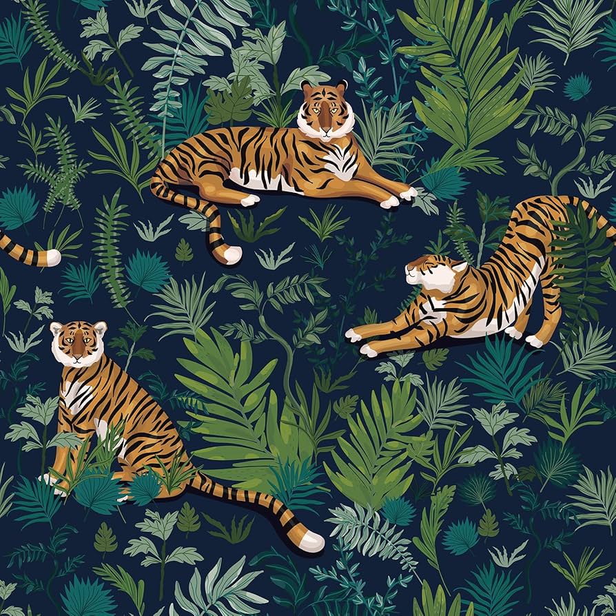 VaryPaper Jungle Tiger Peel and Stick