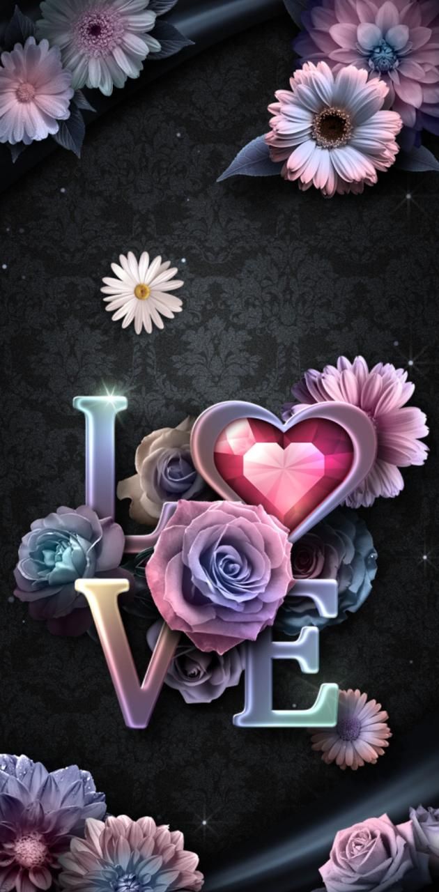 Pink Retro Valentine wallpaper