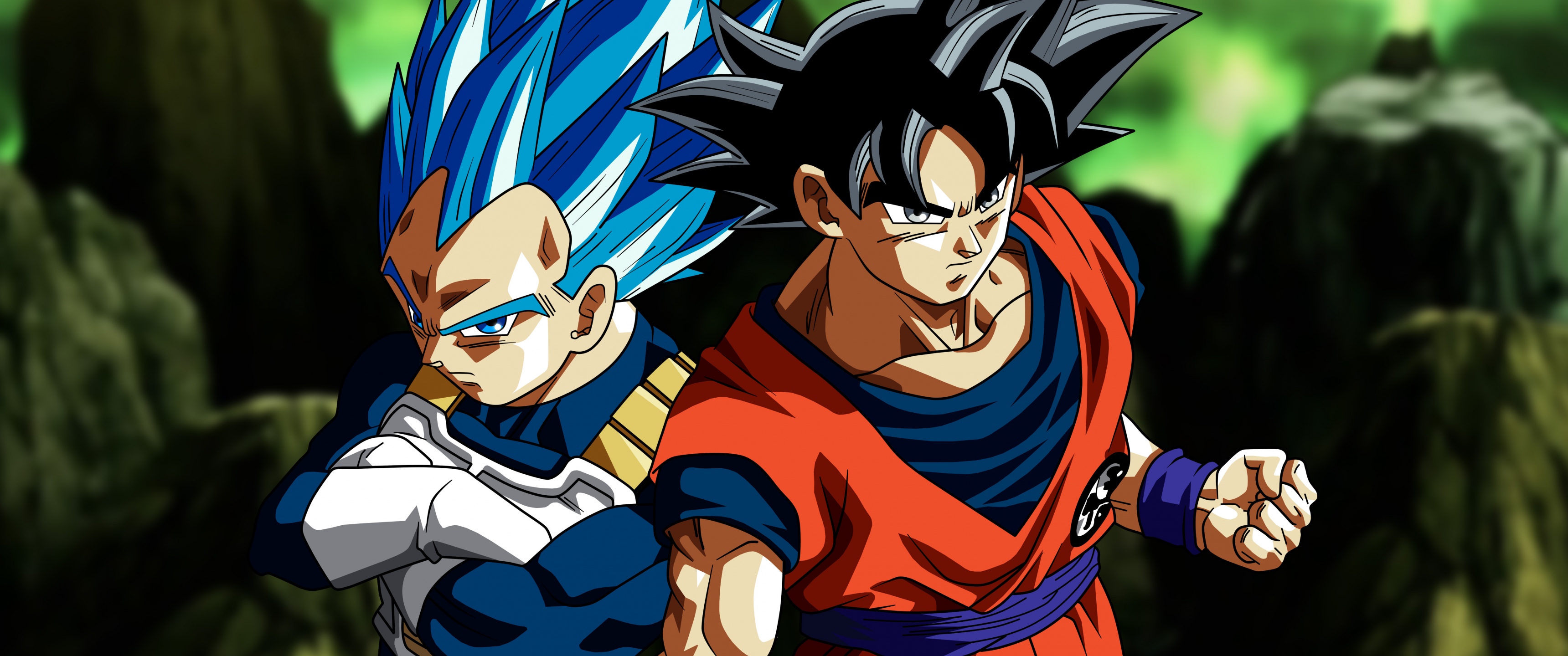 Vegeta Wallpaper 4K, Son Goku, Dragon