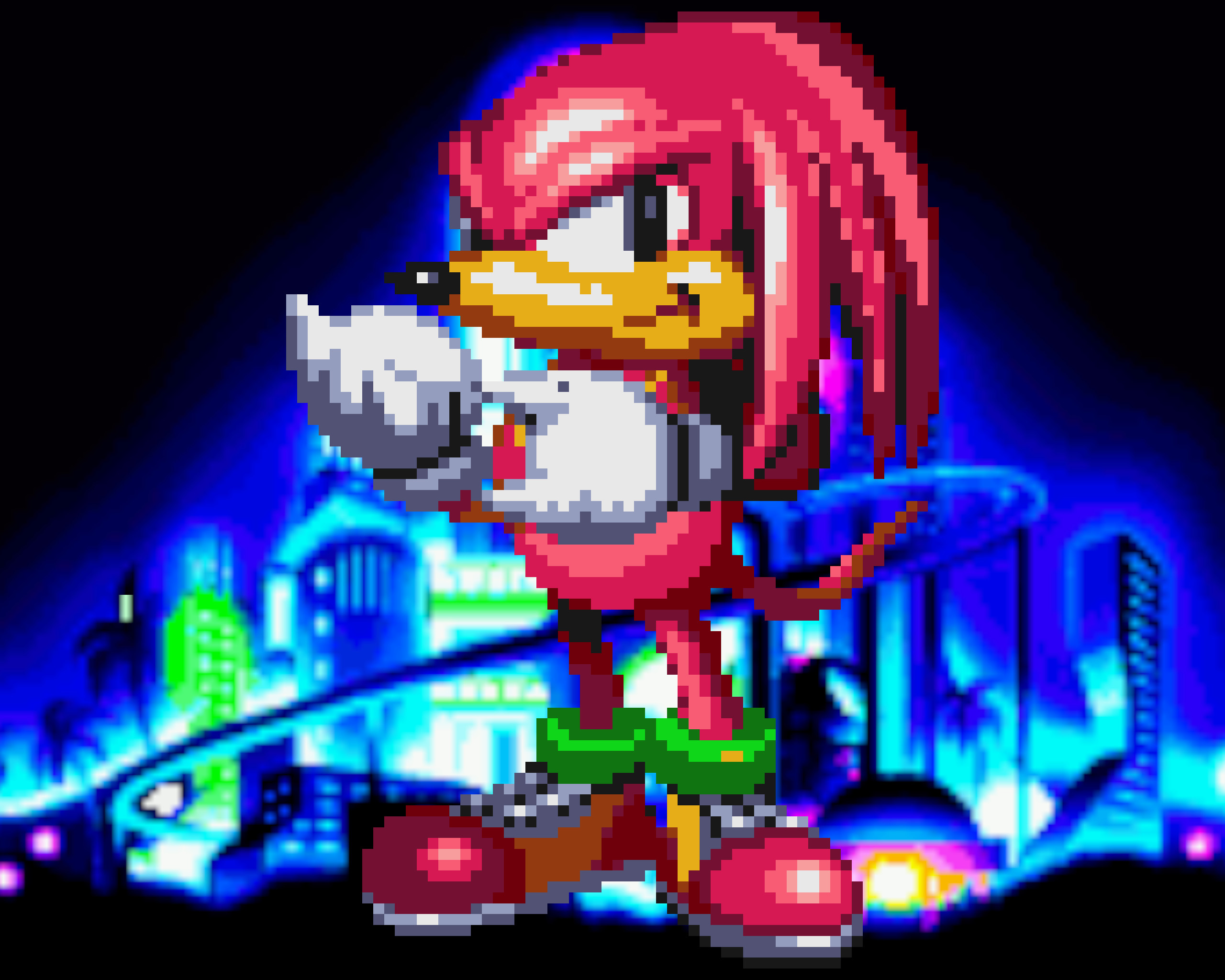 Chaotix Knuckles [Sonic 3 A.I.R.] [Mods]