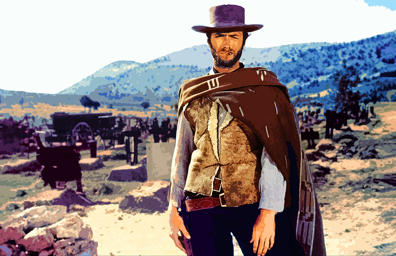 Clint Eastwood Illustration