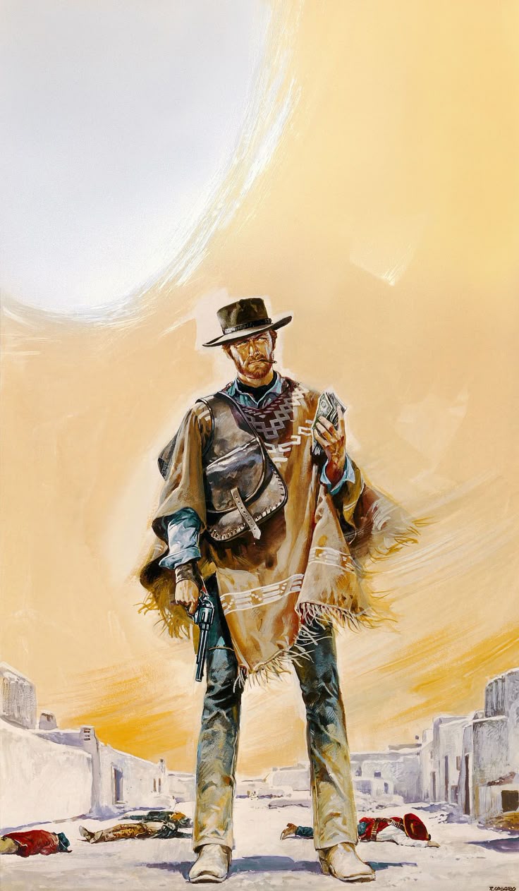 Clint Eastwood. Western posters, Movie