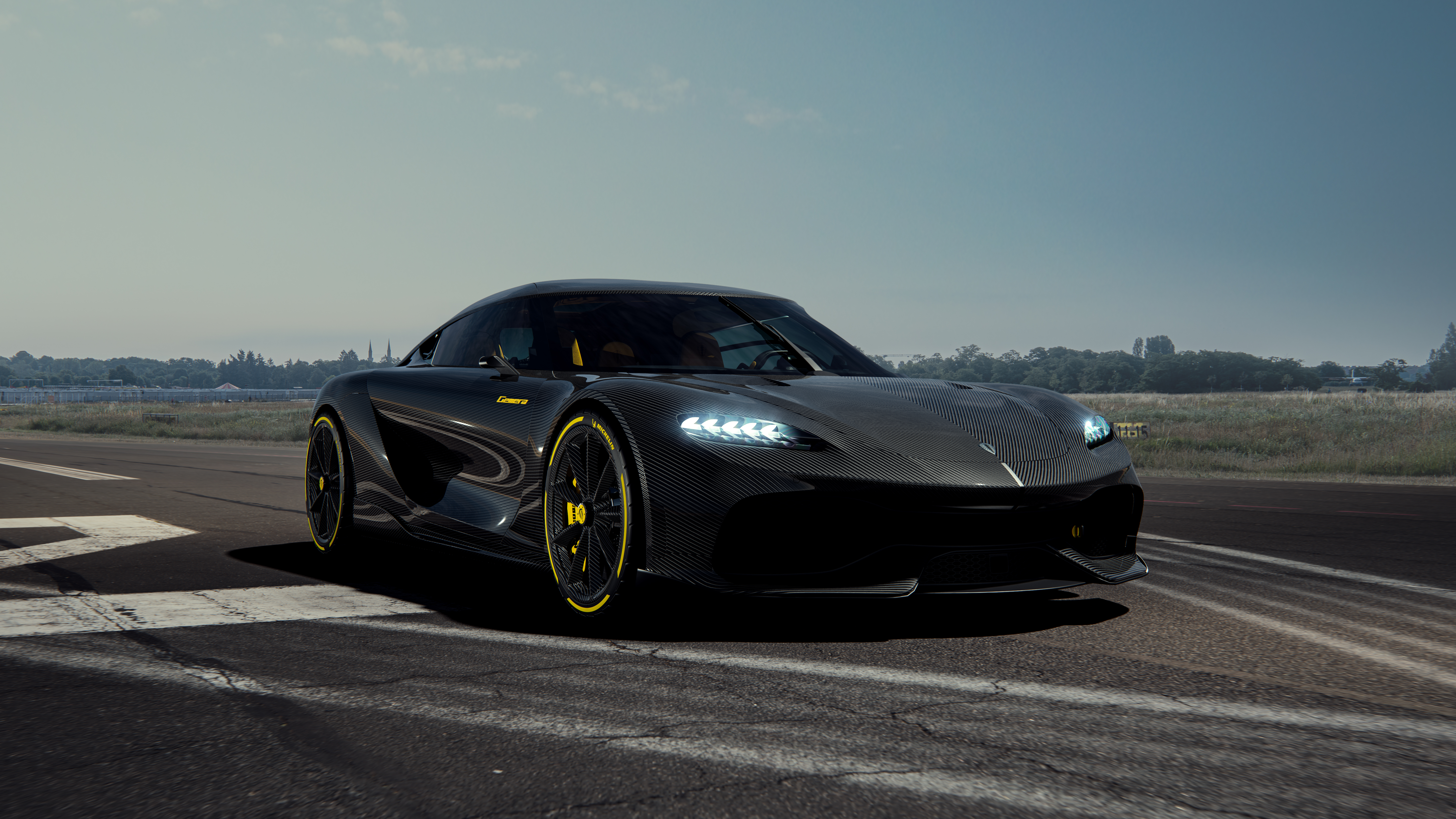 Koenigsegg Gemera Wallpaper 4K, Carbon