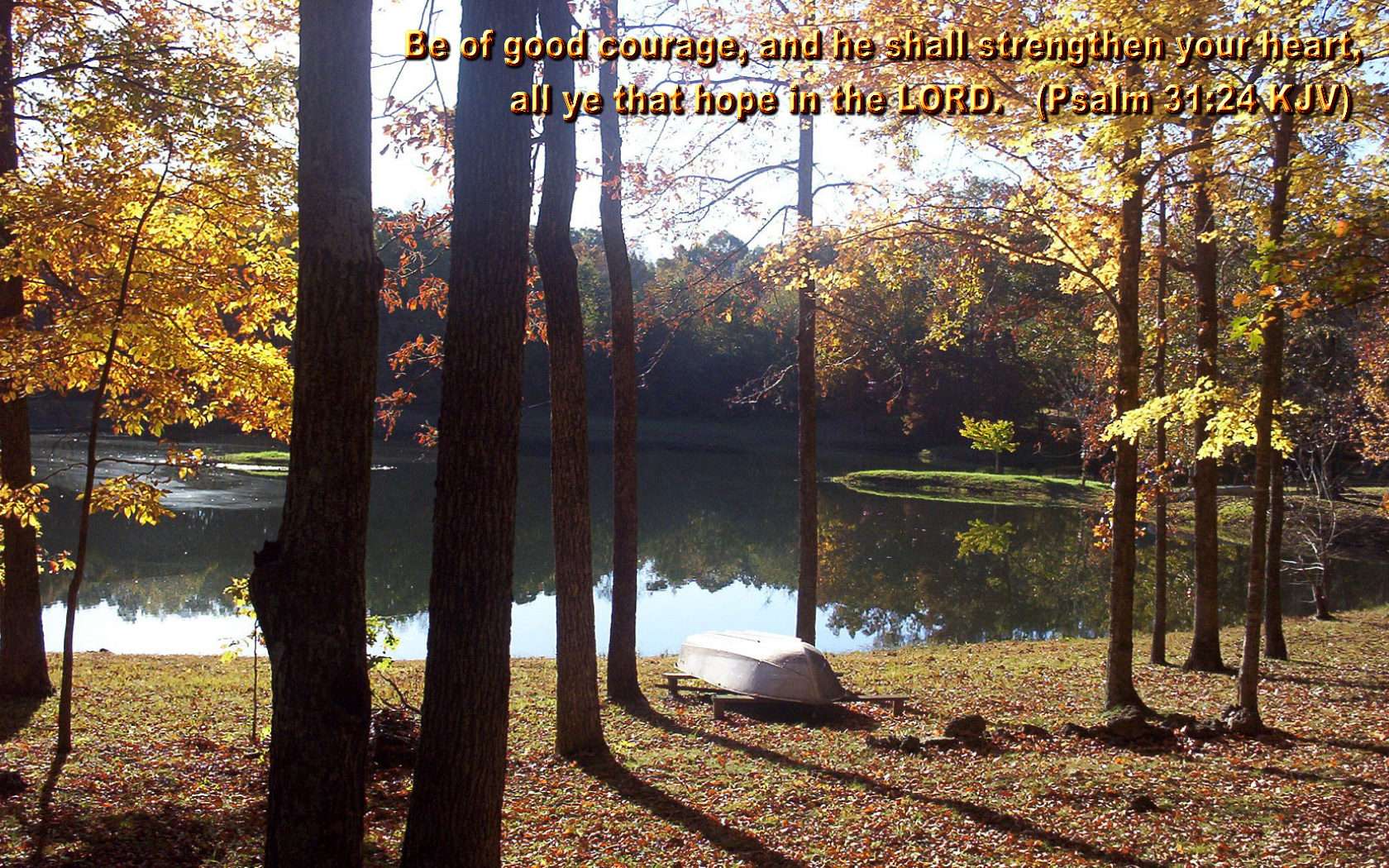 Psalm 31:24 Wallpaper