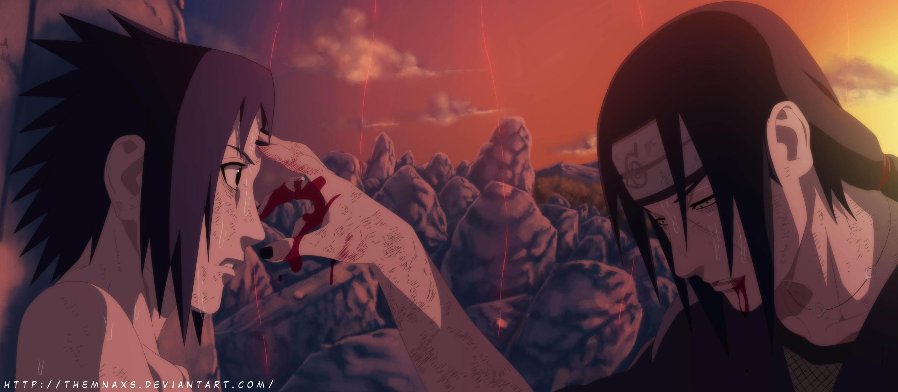 Itachi and Sasuke Uchiha Epic Scene