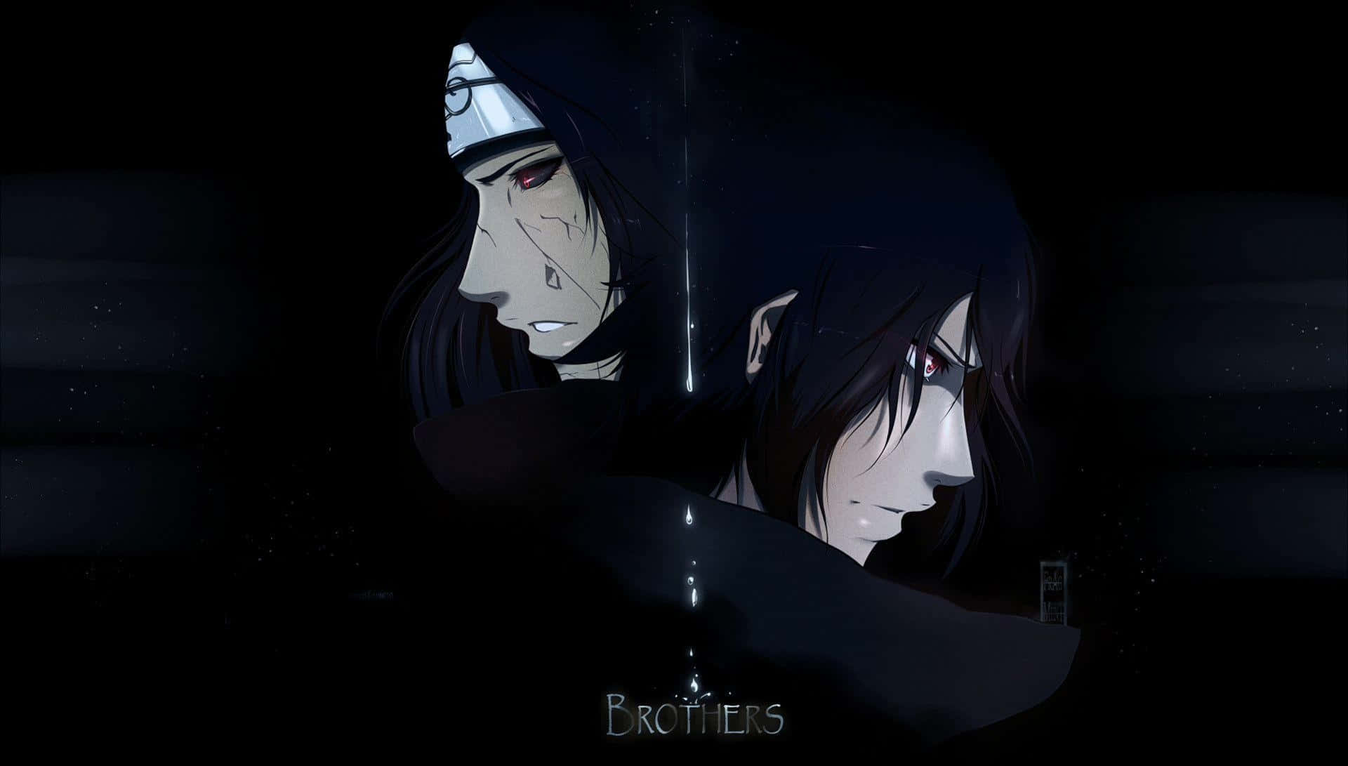 Itachi Aesthetic Posing With Brother