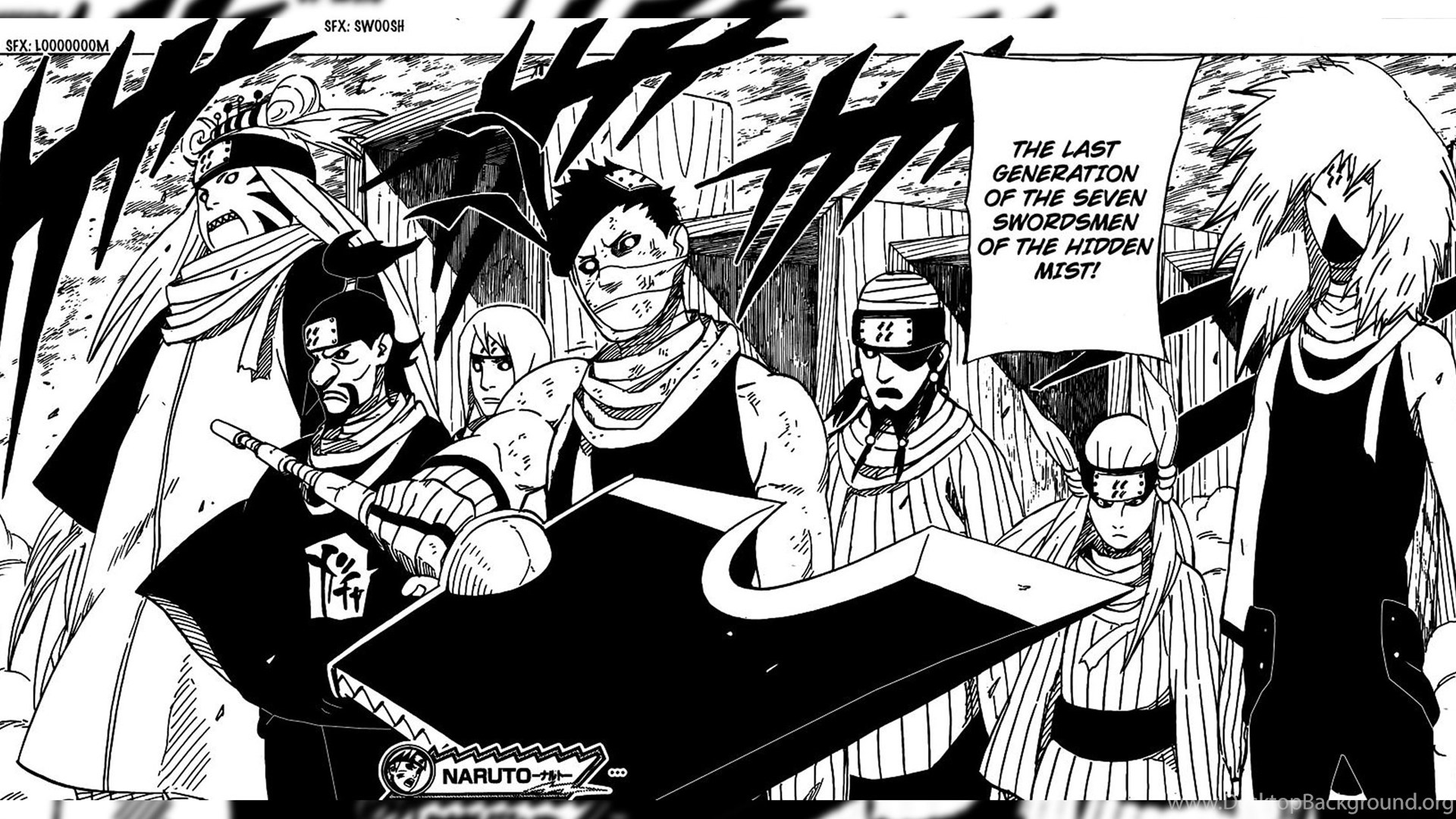 Naruto Shippuden Manga Seven Swordsman