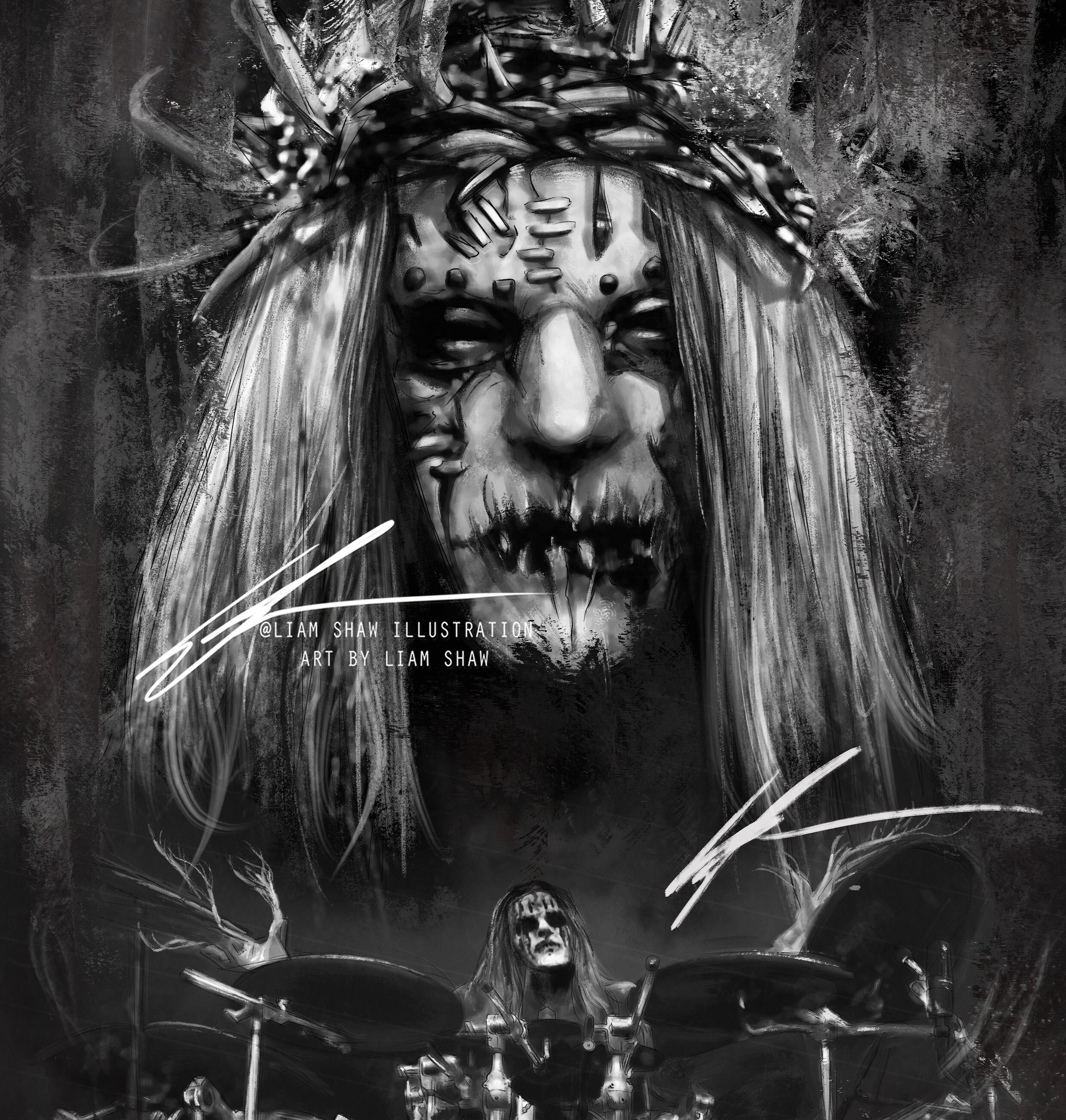 Joey Jordison Print Hong Kong