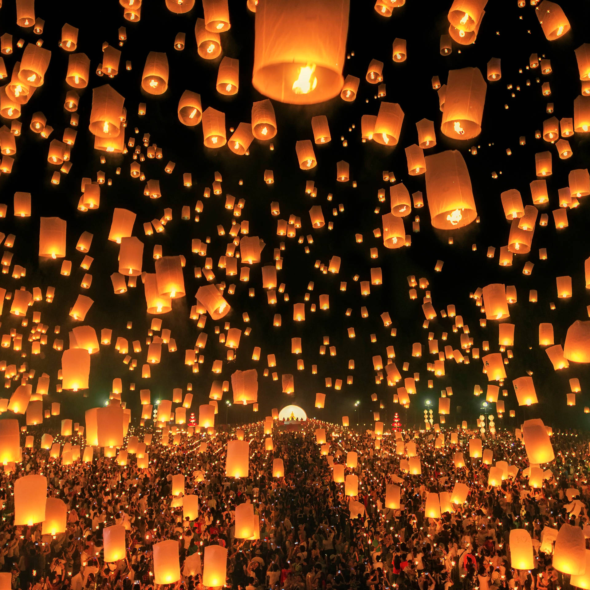 Floating Lantern Festival Wallpaper