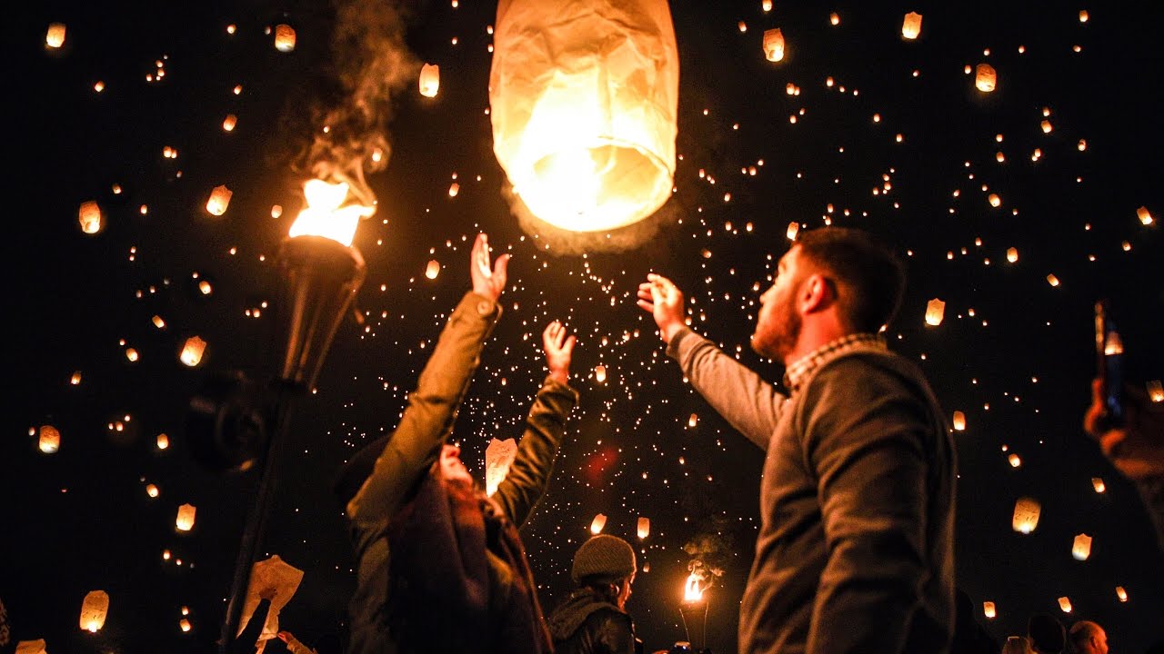 Lantern Festival in 4k. The Lights