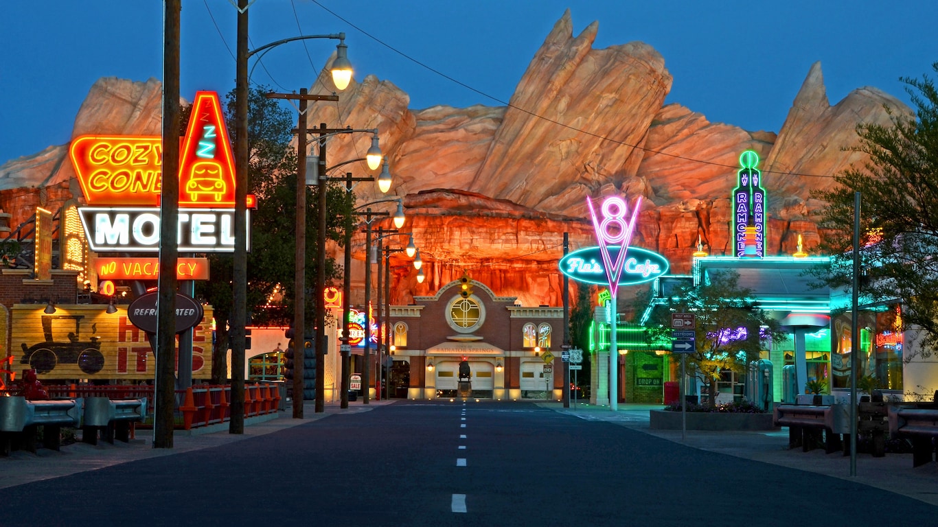 Cars Land in Disney California